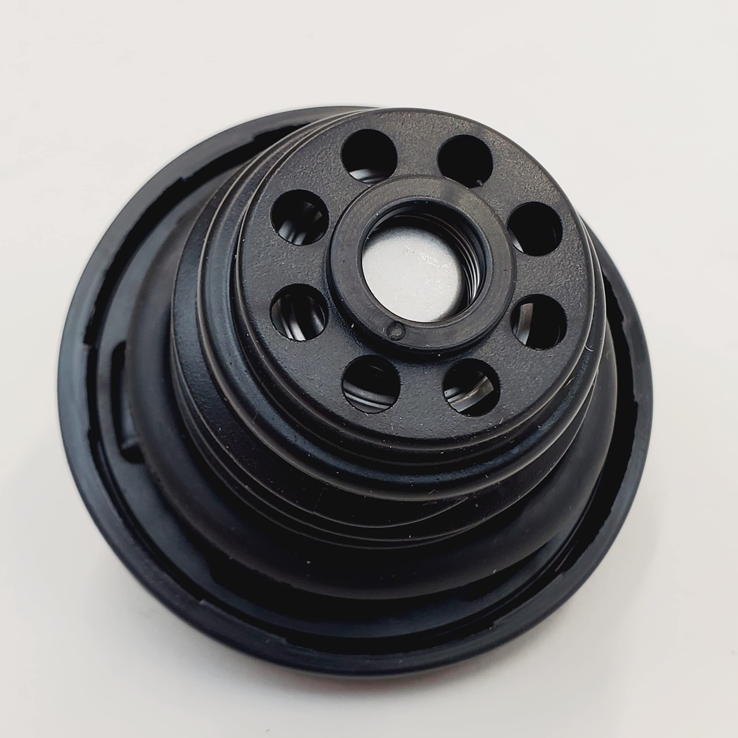 Oe Style Black Plastic Gas Cap For 1992-2022 Harley Touring Road King, Road Glide, Street Glide & Electra Glide Models With Gas