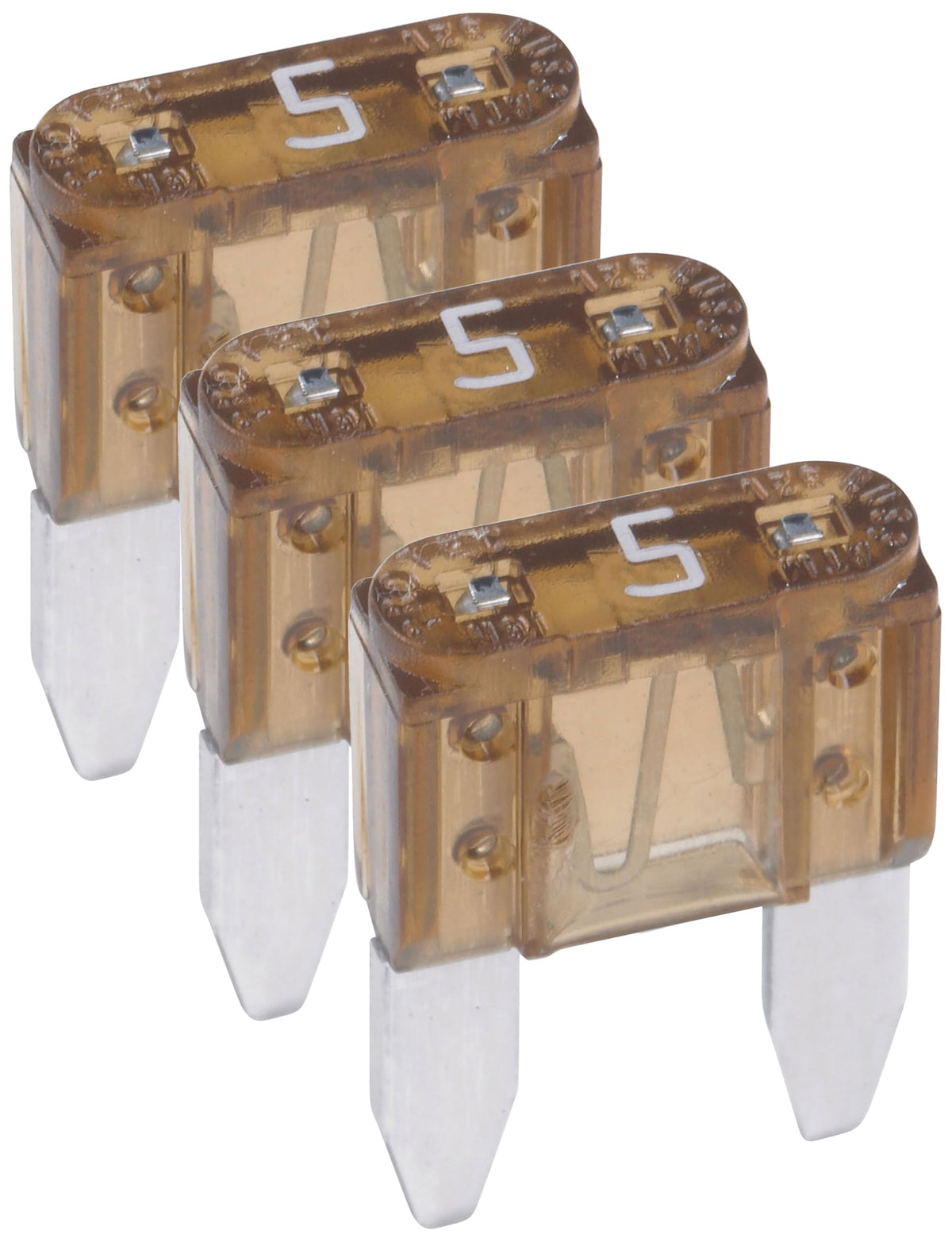 Bussmann Atm-5 Atm Blade Fuses - 5 Amp (Pack Of 3)