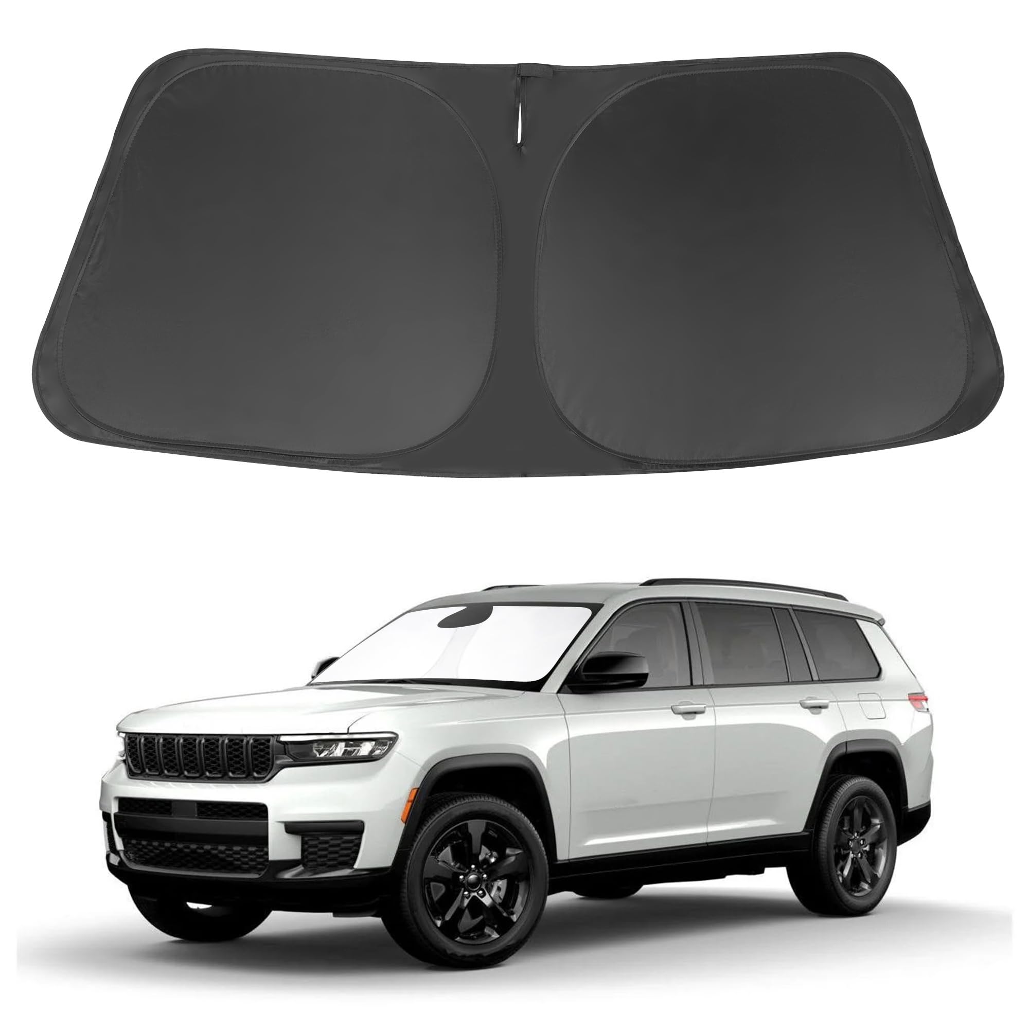 Windshield Sun Shade Custom Fit 2021-2024 2025 Jeep Grand Cherokee L/Jeep Grand Cherokee Suv Accessories Front Window Sunshade S