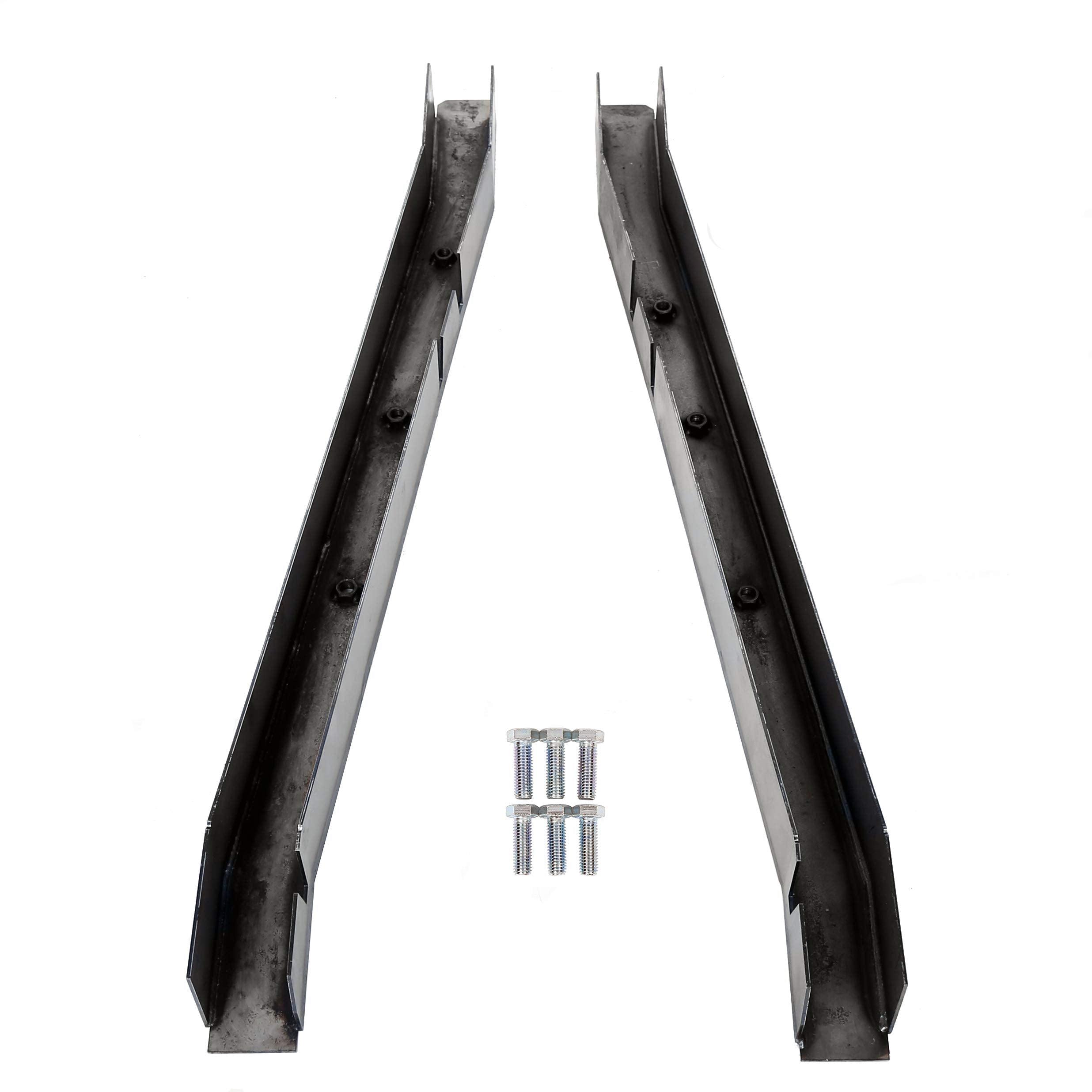 KUAFU Center Skid Plate Rust Repair Frame Compatible With 1997-2002 Jeep Wrangler TJ RH LH with Bolts