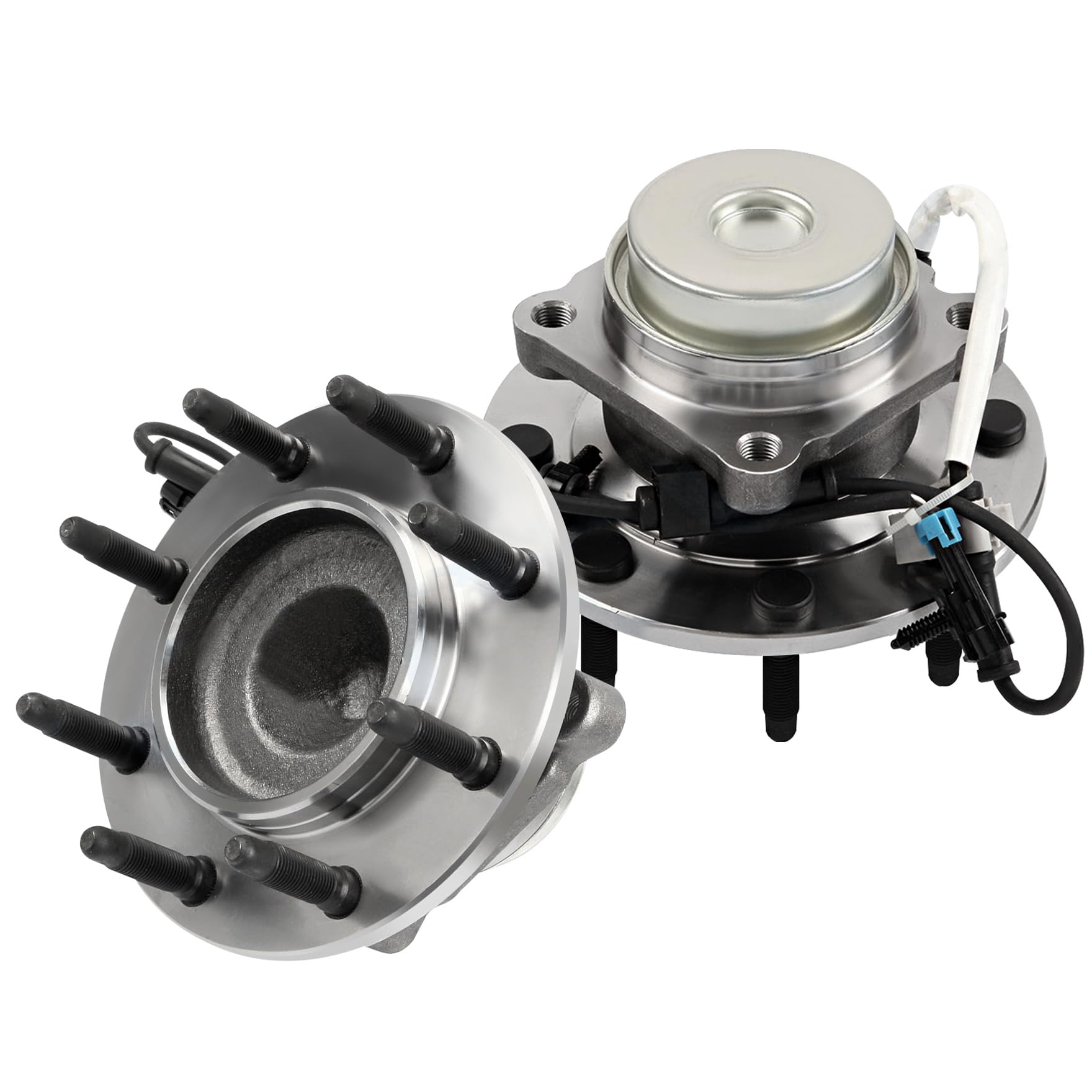 ECCPP 515059 Ball Bearing Hub Assembly, 8 Lugs W/ABS Sensor, Alloy Steel, Automotive Wheel Hub and Bearing Assembly, Front Axle,
