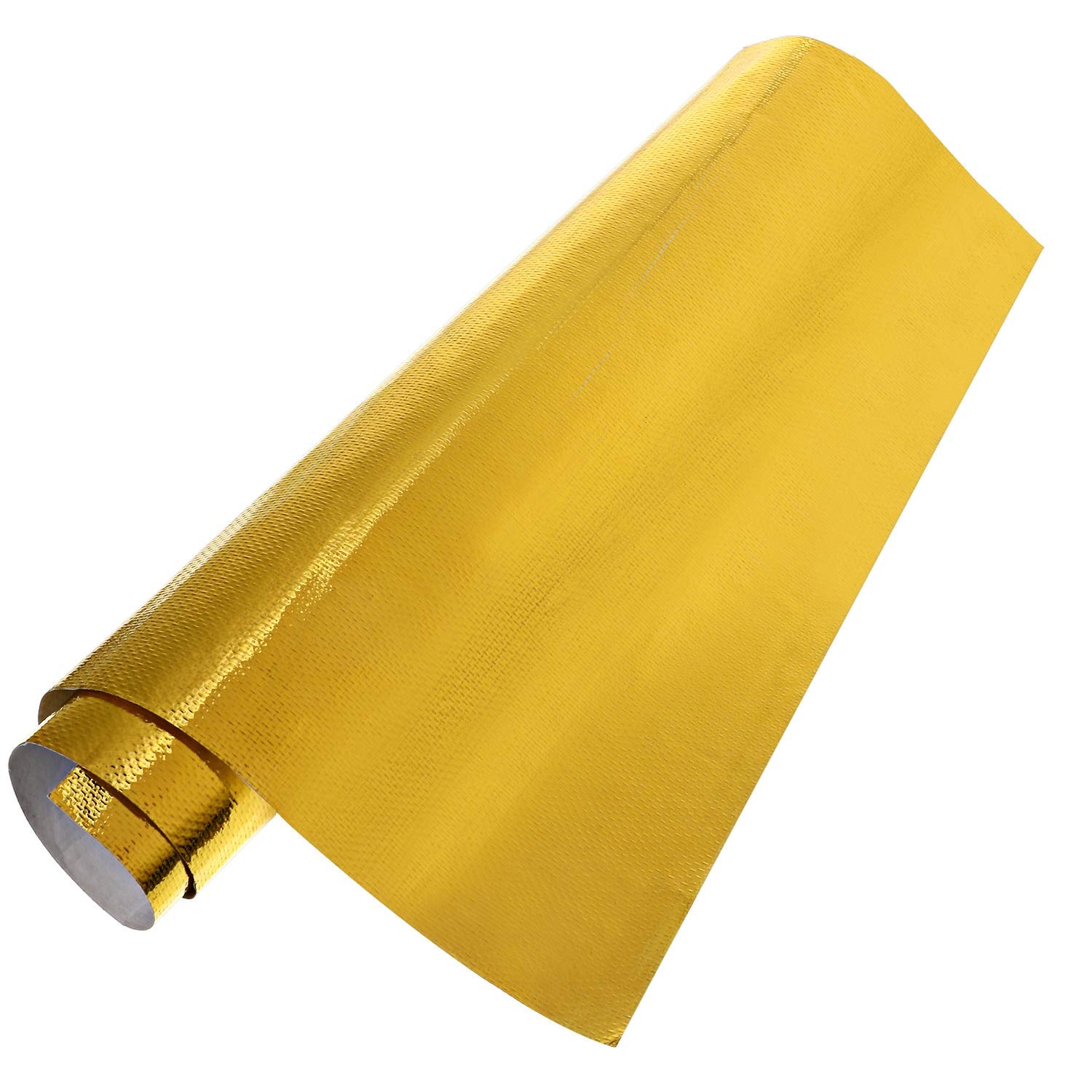 BBTO Heat Reflective Sheet Adhesive Backed Aluminized Fiberglass Heat Shield Tape Protection Barrier Heat Shield Resistant Mater
