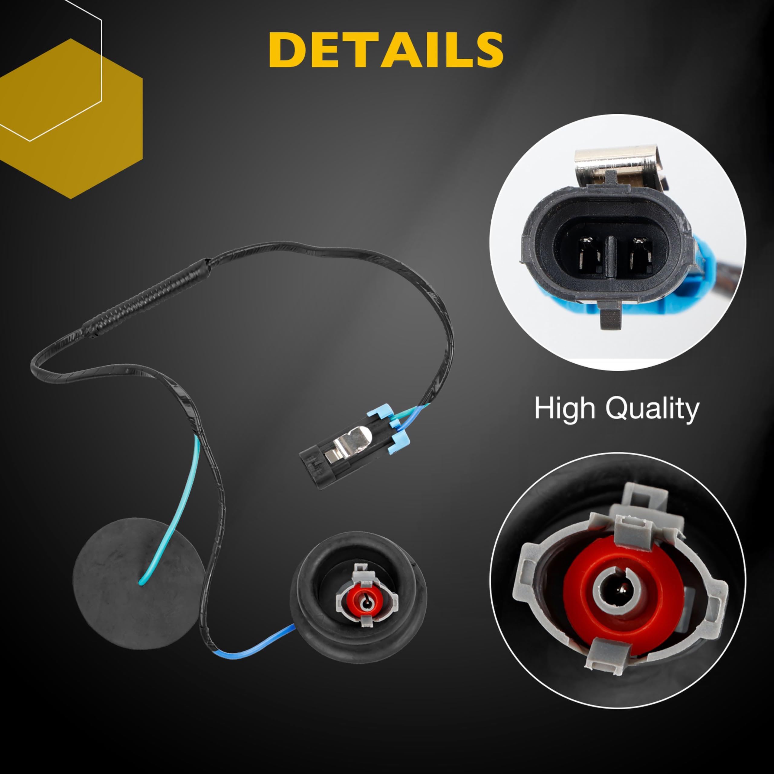 Dual Knock Sensors With Wiring Harness And Intake Manifold Gasket Kit | For Chevy Silverado Avalanche Tahoe, Gmc Sierra Yukon, C