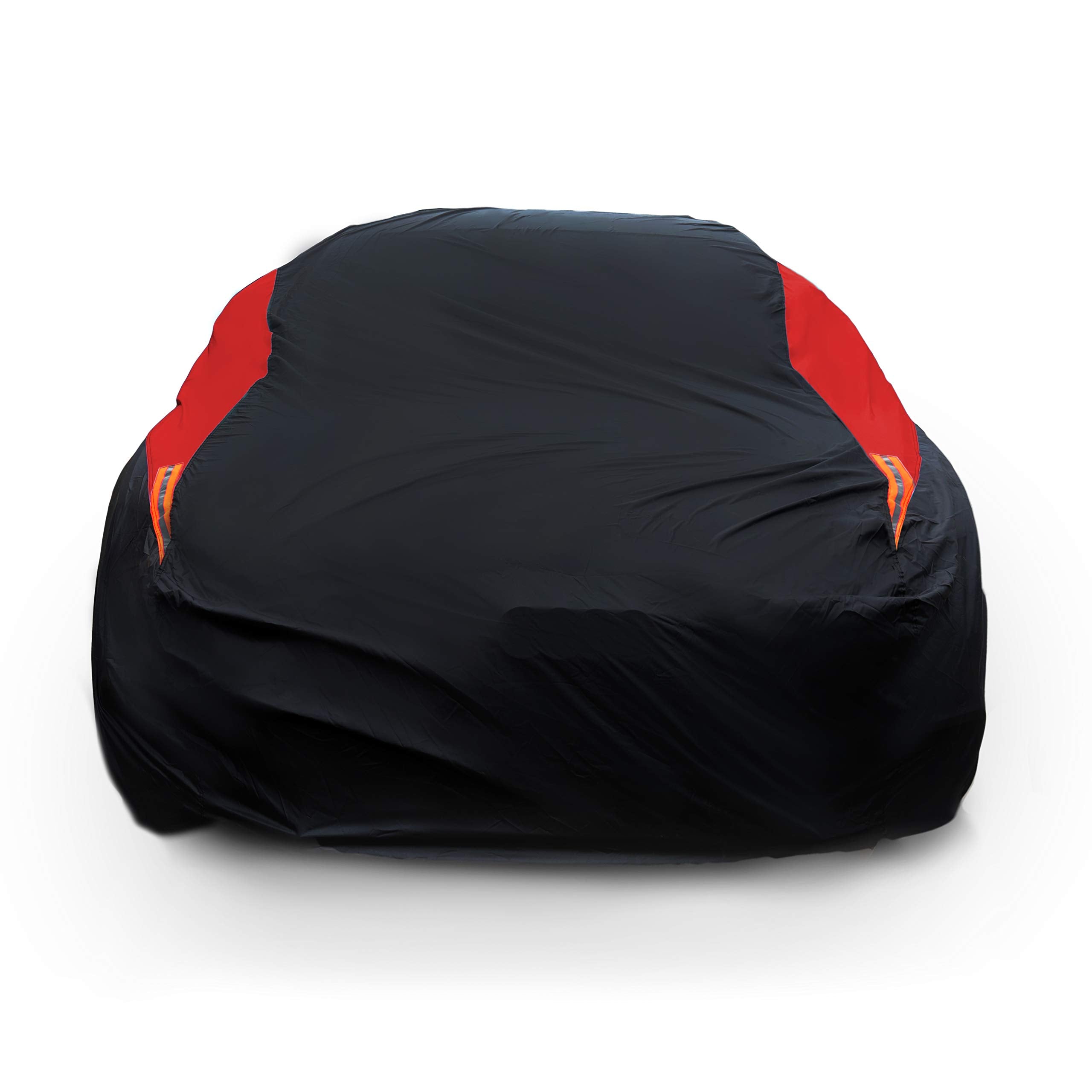 Mornyray Waterproof All Weather Windproof Snowproof Uv Protection Outdoor Indoor Full Car Cover, Universal Fit For Sedan (Length