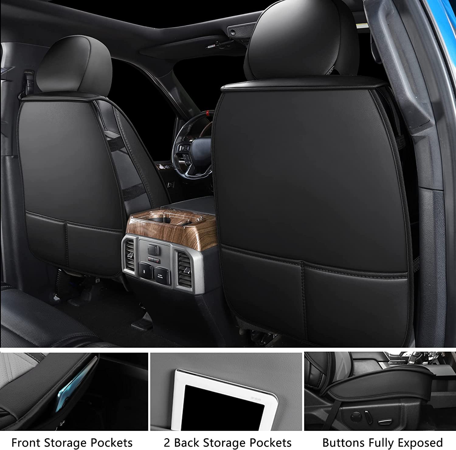 Balliol Pickup Seats Covers Compatible With Dodge Ram 1500 2009-2024 Limited Truck Pleather Seat Covers Custom Fit Dodge Ram 250