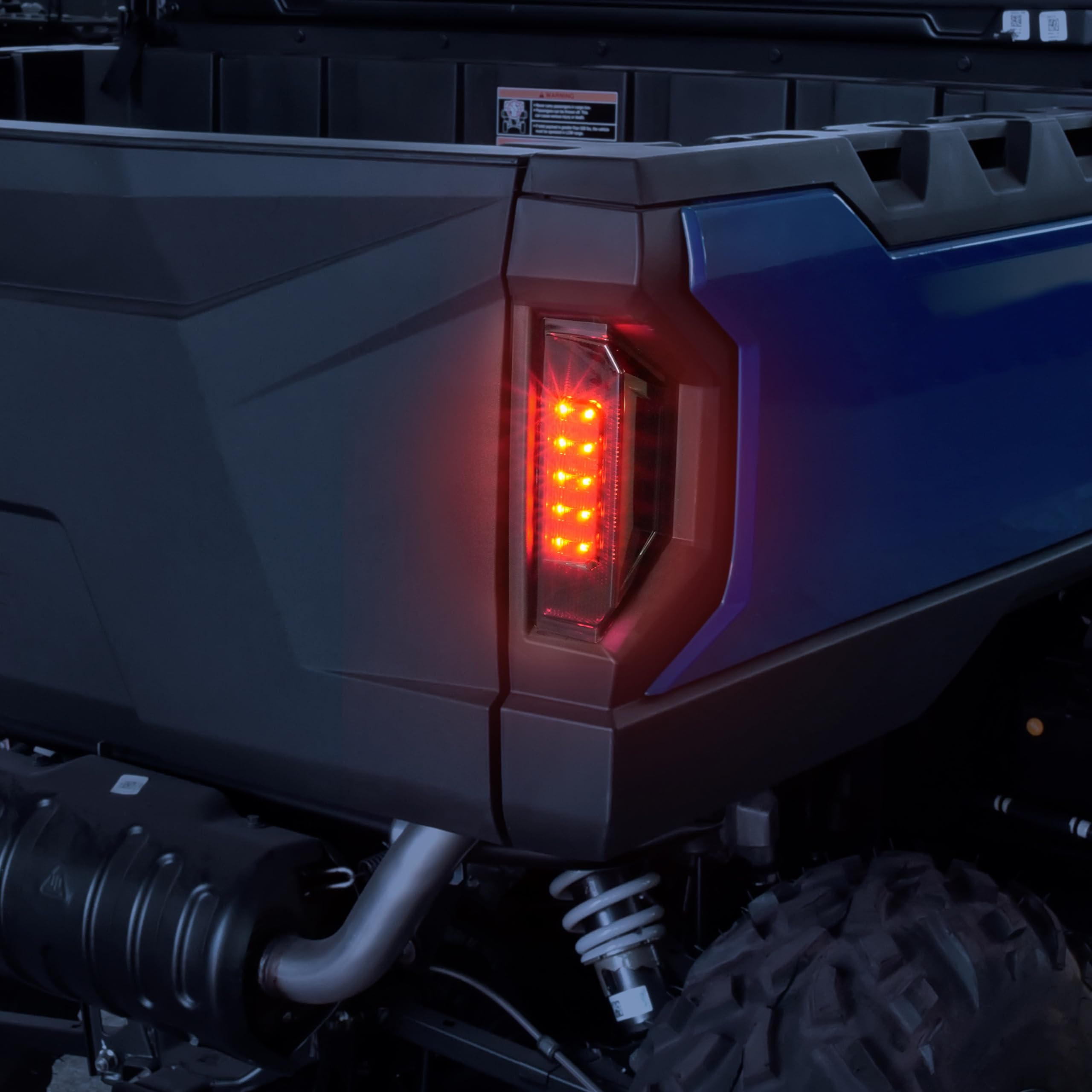 SAUTVS Ranger Tail Lights, Smoked Black LED Taillights Rear Brake Stop Lights for Polaris Ranger 570 Full Size XP 900 Ranger 570