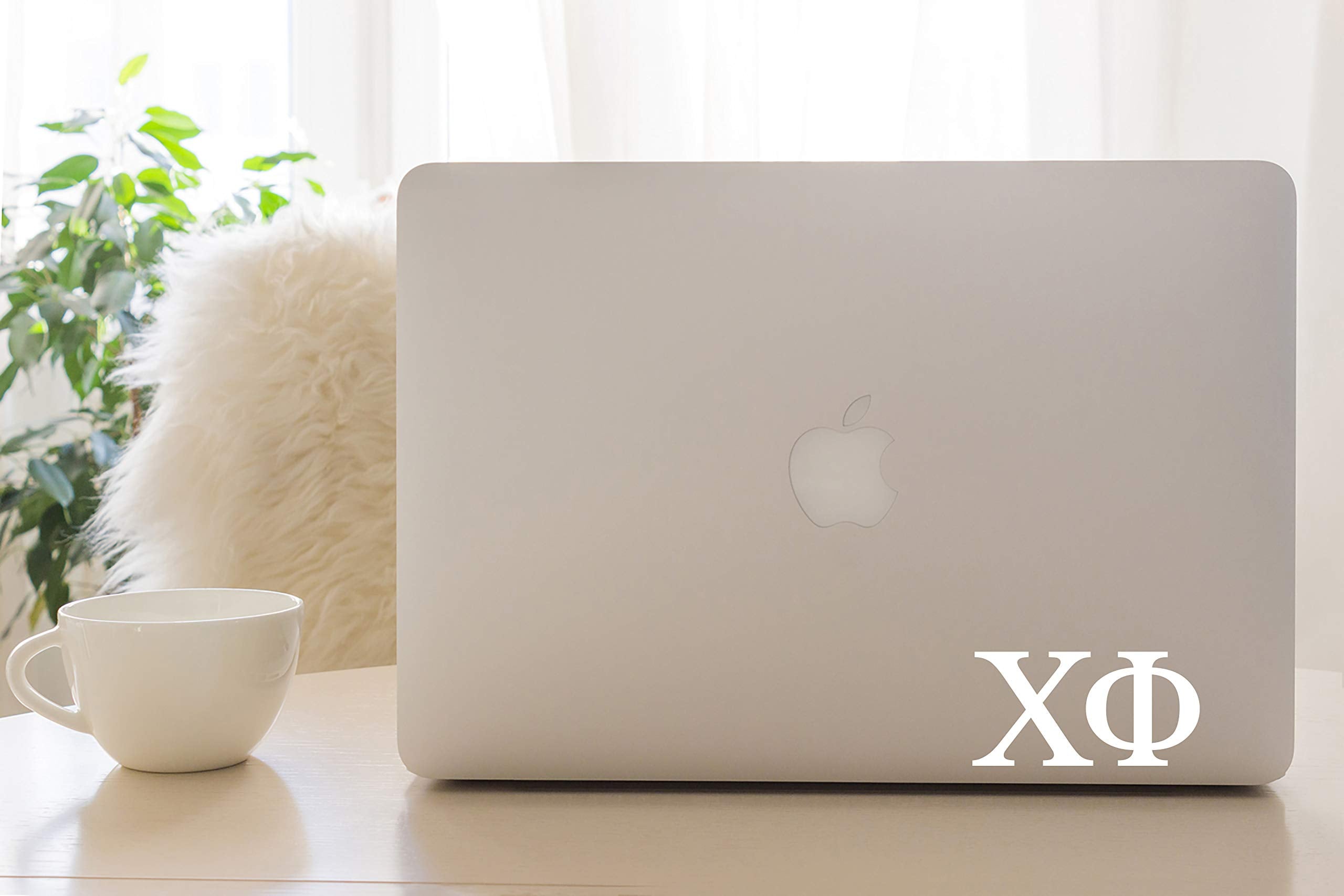 Pro-Graphx Chi Phi Sticker Greek Sorority Decal For Car, Laptop, Windows, Officially Licensed Product, Girls College Group Monog