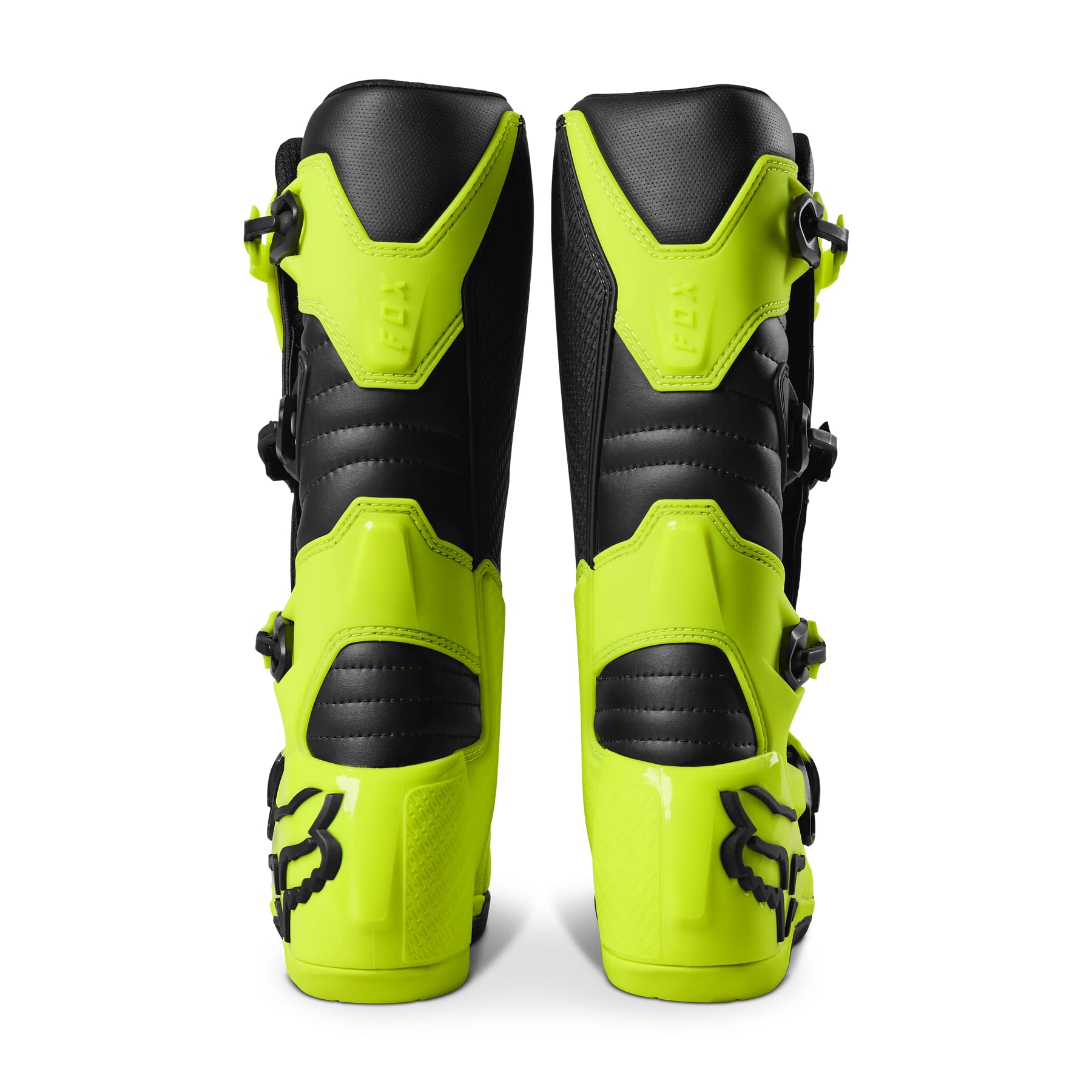 Fox Racing Comp Motocross Boots, Flo Yellow, 10.5
