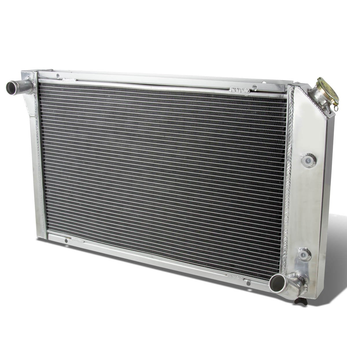DNA Motoring RA-CCV877-3 3-Row Full Aluminum Radiator Compatible with 77-82 Corvette V8 MT,26.25 x 16.75 x 2.25,1.5Inlet