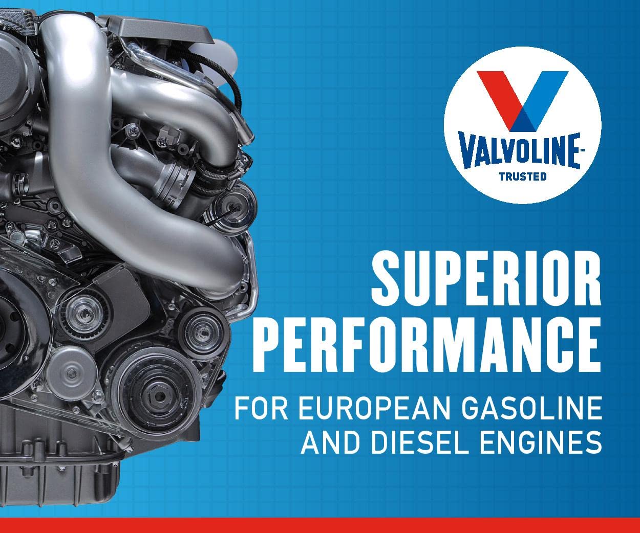 Valvoline European Vehicle Full Synthetic Sae 5W-40 Motor Oil 1 Qt