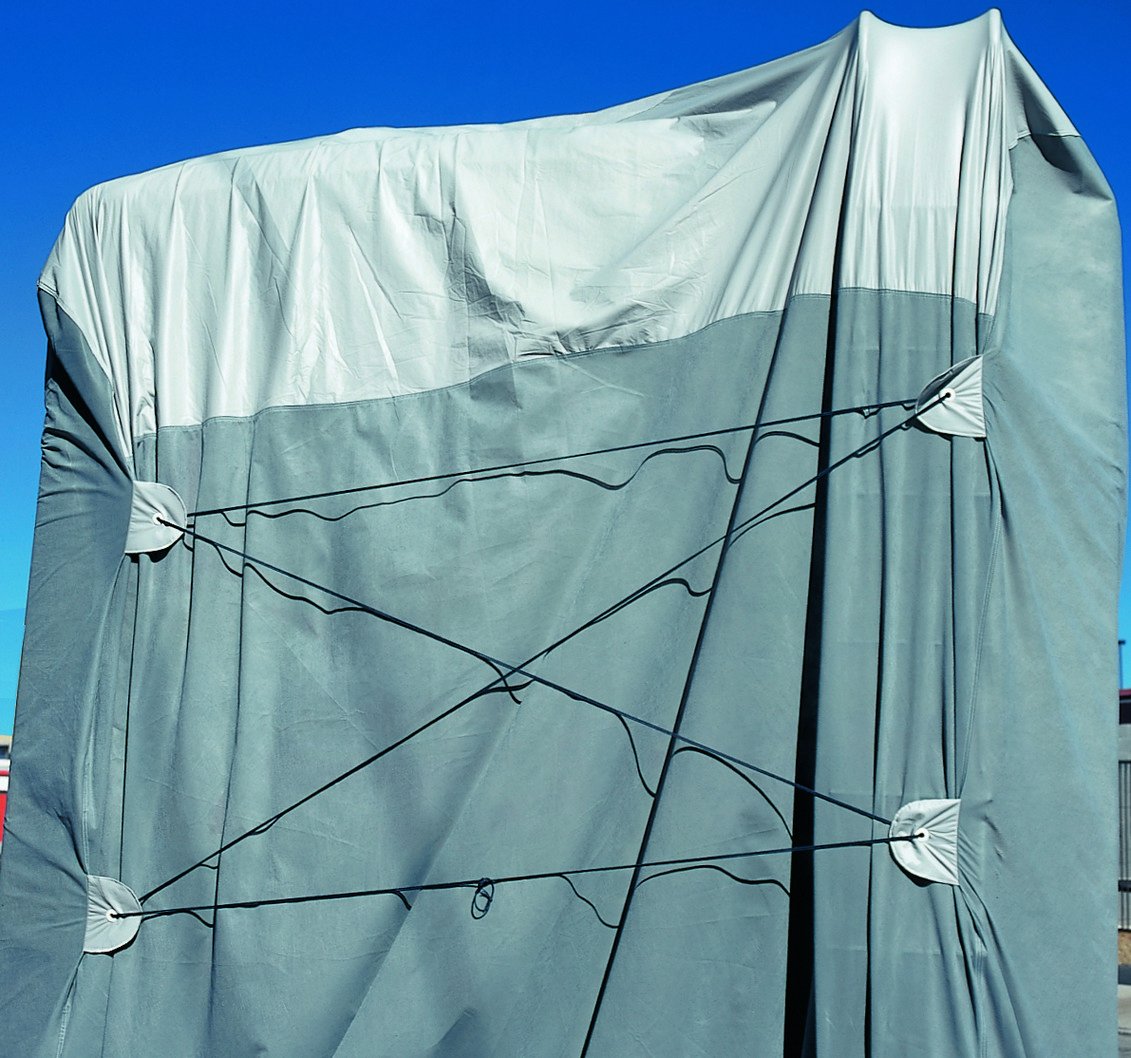 Adco 46004 Sfs Aqua-Shed Bumper-Pull Horse Trailer Cover - 14'1 To 16'