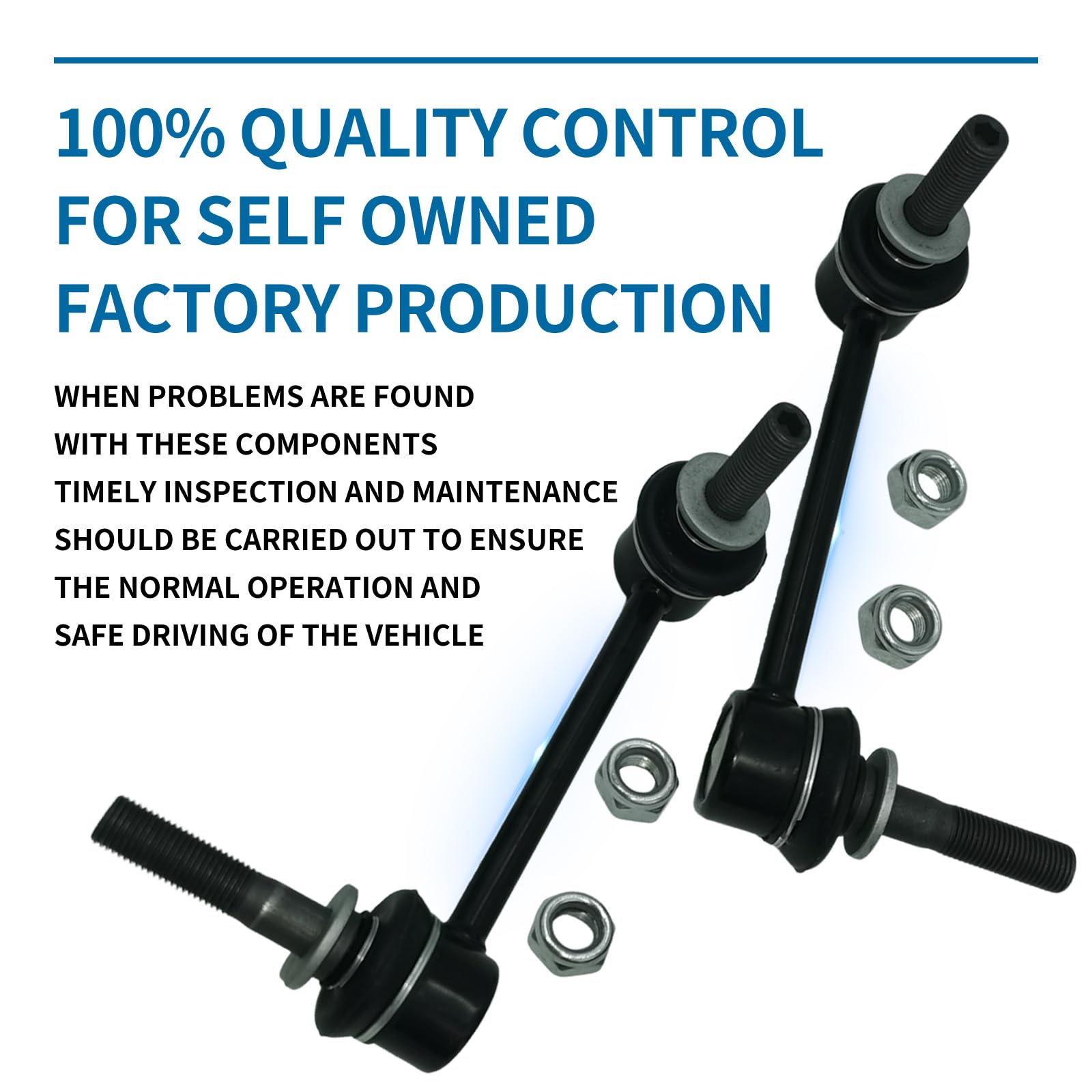 Xcpmc Front Sway Stabilizer Bar End Link 2 Pcs Left & Right|Replacement For 2005-2019 Tacoma 2019 4Runner|Replace Oe#: K80948 K8