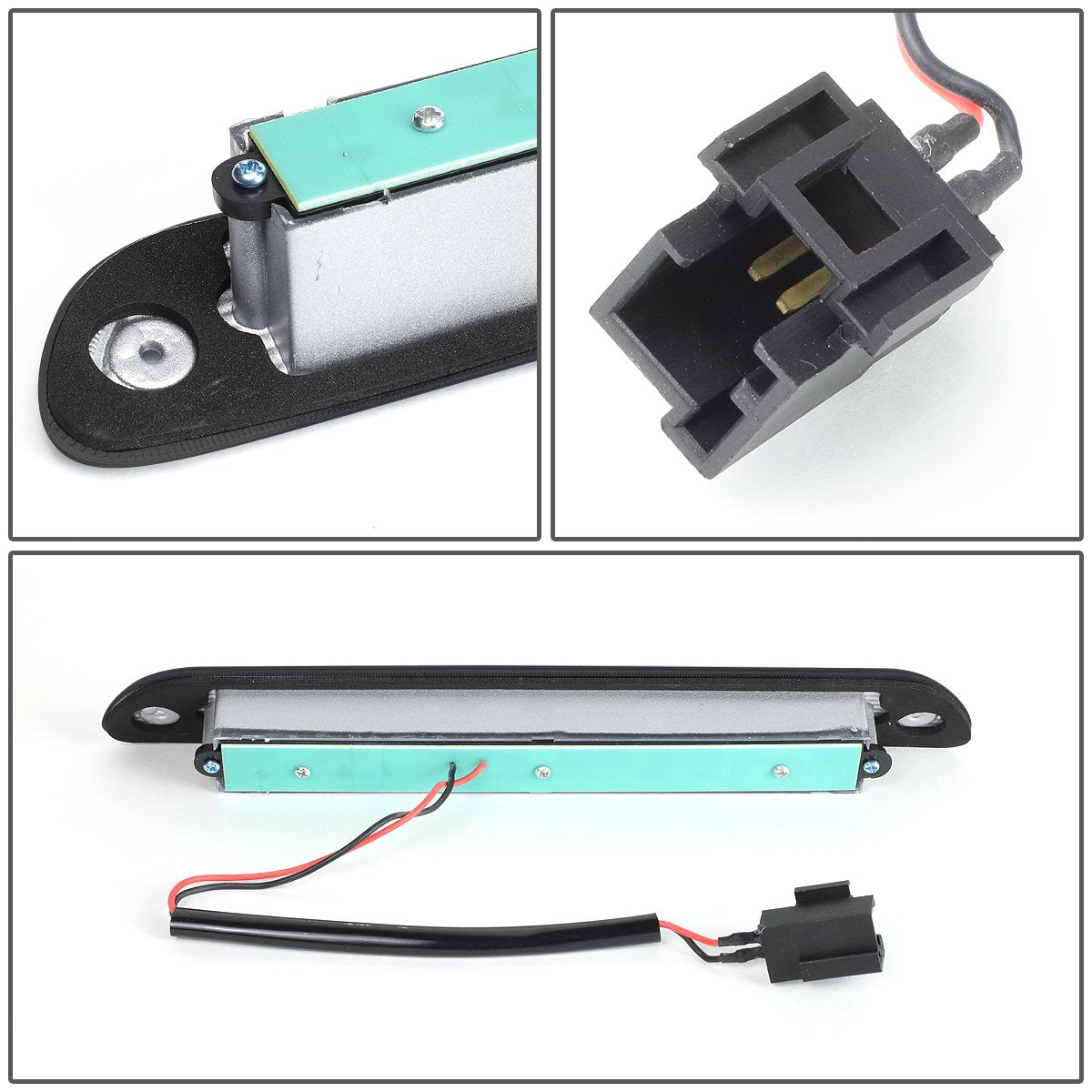 DNA MOTORING 3BL-FES01-LED-SM Smoked Lens LED Third Tail Brake Light [Compatible with 01-07 Escape / 05-07 Mariner]