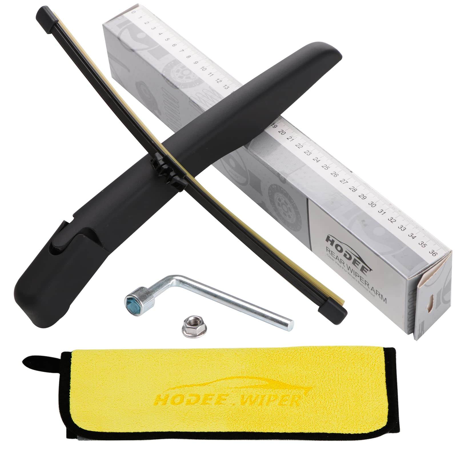 Hodee Rear Wiper Arm Blade Nut Set Replacement For Ford Edge 2015-2023, Rear Wiper Cover Accessories Assembly, Wiper Cap Set For Back Windshield Window, Oe:Ft4Z 17528-A