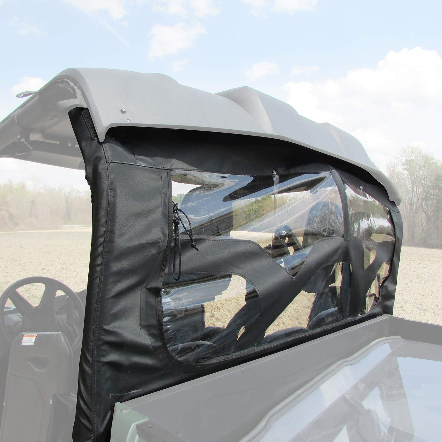 Soft Rear Window/Dust Panel for Yamaha Viking (14-20)