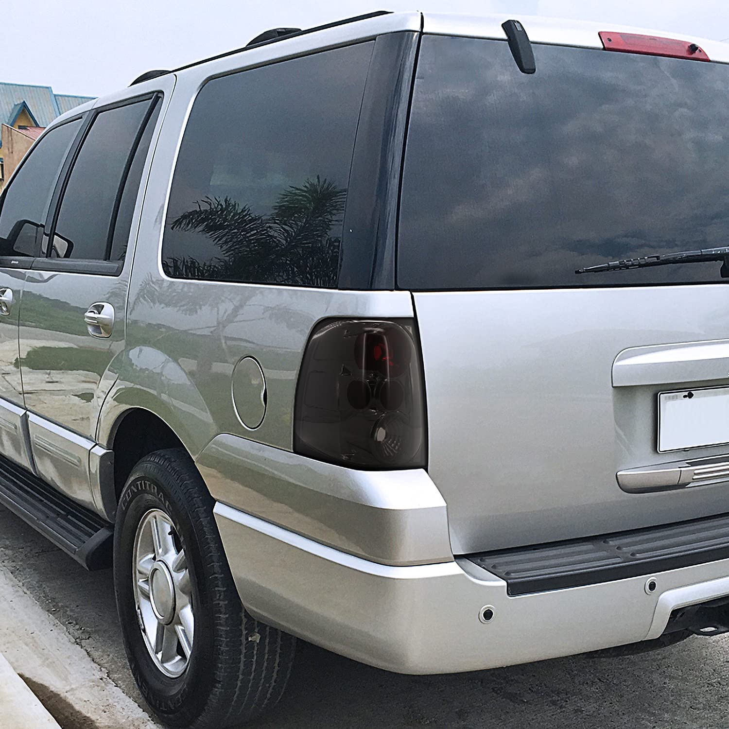 Spec-D Tuning Smoke Lens Tail Lights Compatible With 2003-2006 Ford Expedition, Left + Right Pair Assembly