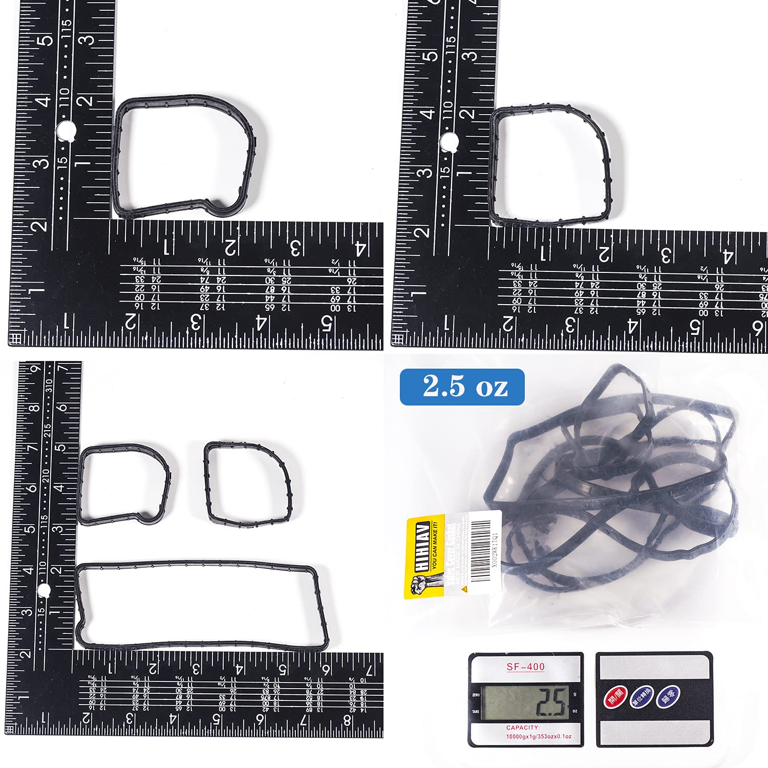 VS50639R1 Engine Valve Cover Gasket Compatible with 2005-2019 Ford Escape Focus Fusion Ranger Transit 2004-2013 Mazda 3 5 6 B230