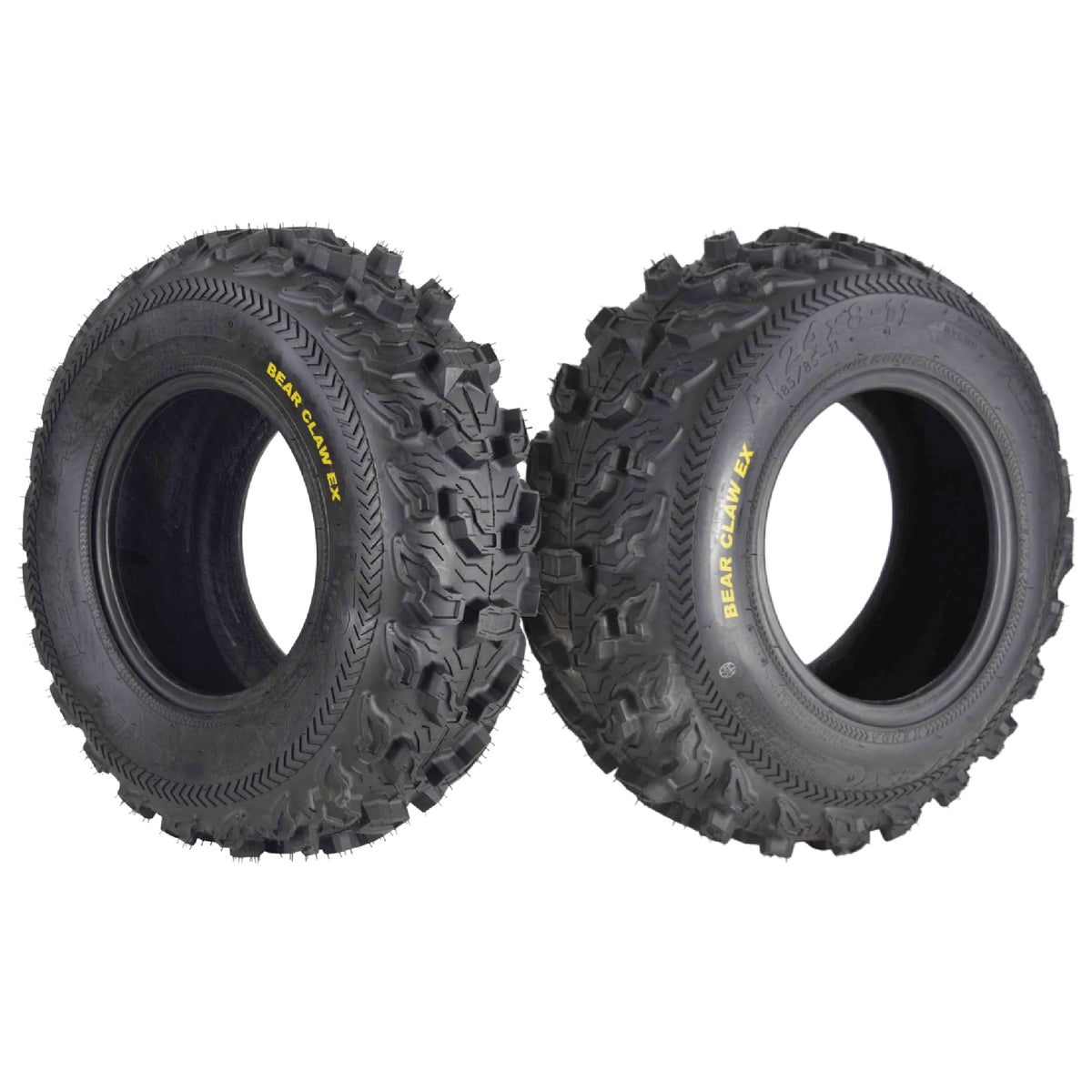 Kenda Bearclaw Ex K573-24X8-11 Front Tires For All Terrain (Atv), Utv, And Side By Side (Sxs) Vehicles - 6-Ply - Bear Claw Ex 24