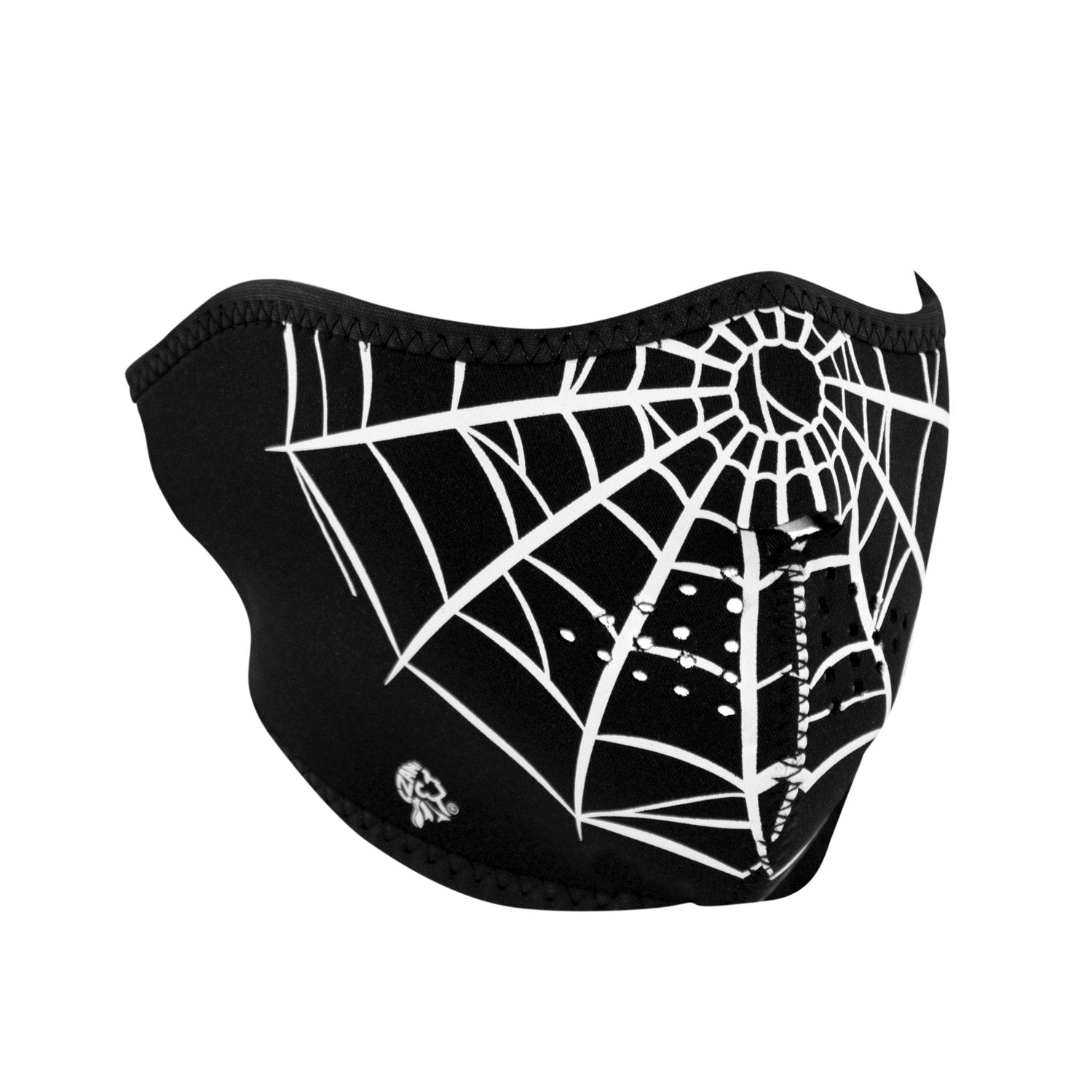 Zanheadgear Half Mask Neoprene Spider Web