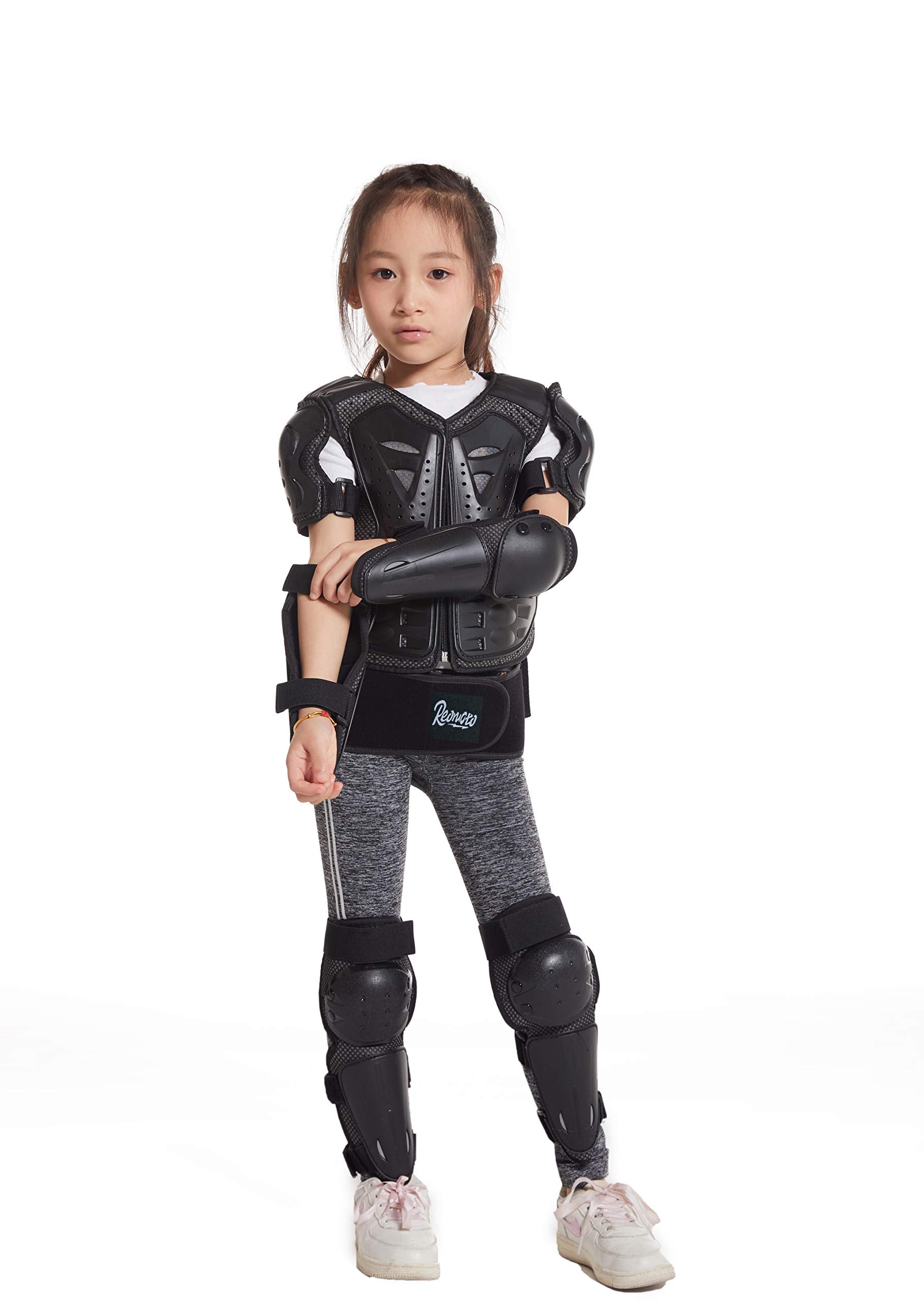 Reomoto Kids Full Body Protector Youth Dirt Bike Gear For Motorcycle Cycling Skiing Motorbike Riding Bike Vest With Knee Elbow P