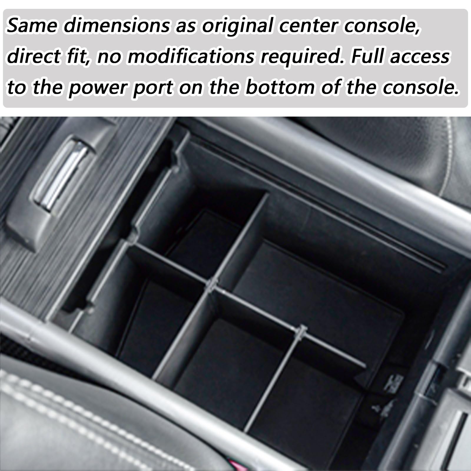 EDBETOS Armrest Divider Compatible with Honda Pilot 2016-2022 / Honda Ridgeline 2017-2023 / Honda Passport 2019-2023 Center Cons