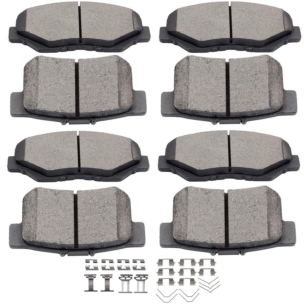 Scitoo Ceramic Brake Pads, 8Pcs Front Rear Brake Pads Brakes Kits Fit For 2013-2015 For Acura Ilx,2003-2007 For Honda For Accord