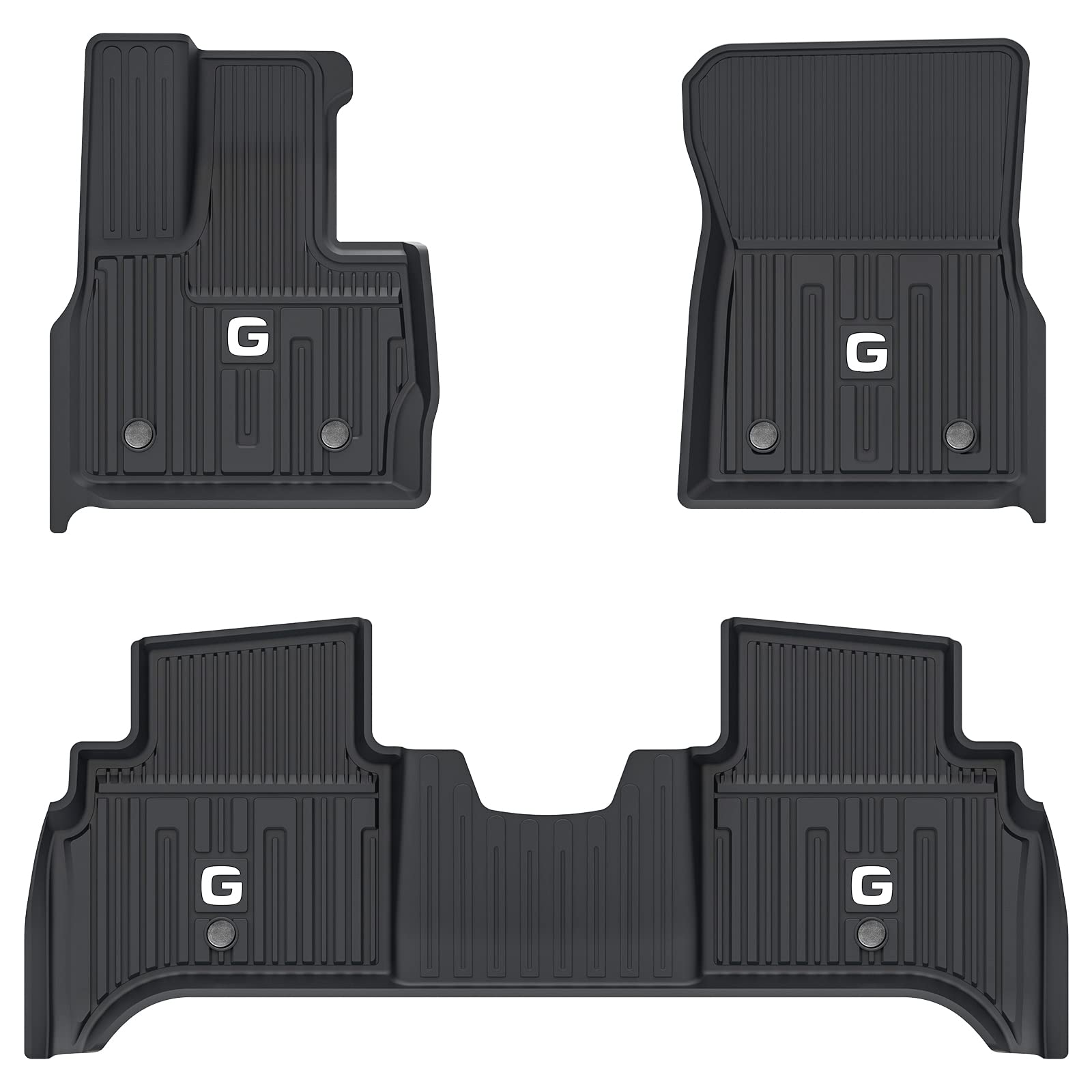 3W Floor Mats Fit For 2019-2024 2025 Mercedes-Benz G Class/G500/G550/Amg G63 Suv Tpe All Weather Custom Fit Floor Liner For Benz