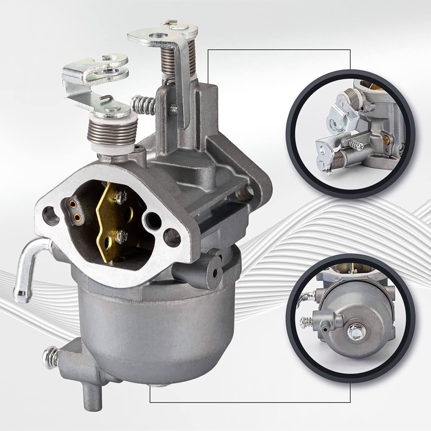 Carburetor For Kawasaki Engine Ezgo Rxv, 2010-2015 Txt,2010-2014 Valor St 400 Mpt 800 Refresher 1200 Cushman 280 Commander 2200