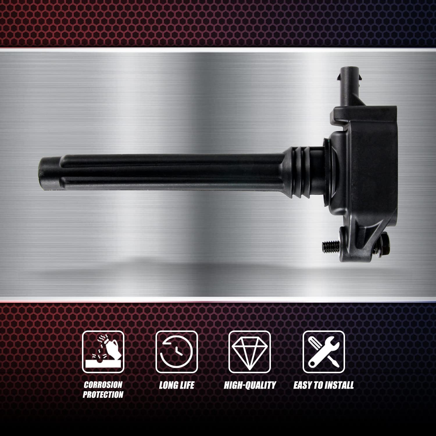 Ransoto 3.6L V6 Uf648 C1791 Ignition Coil Pack With Spark Plug 97390 Compatible With Chrysler 200 300 Town & Country Dodge Chall