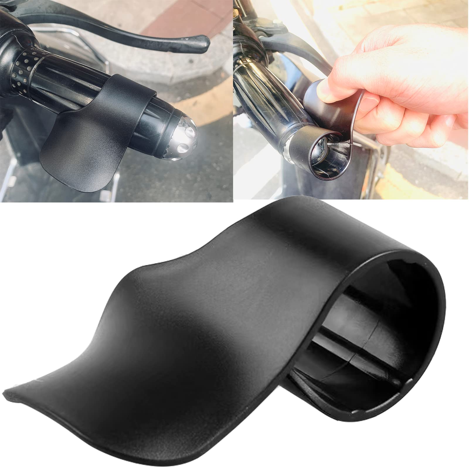 JRangelp Universal Motorcycle Cruise Control 2.5cm/0.98inch Motorcycle Throttle Holder Cruise Assist Hand Rest Grips Handlebar O
