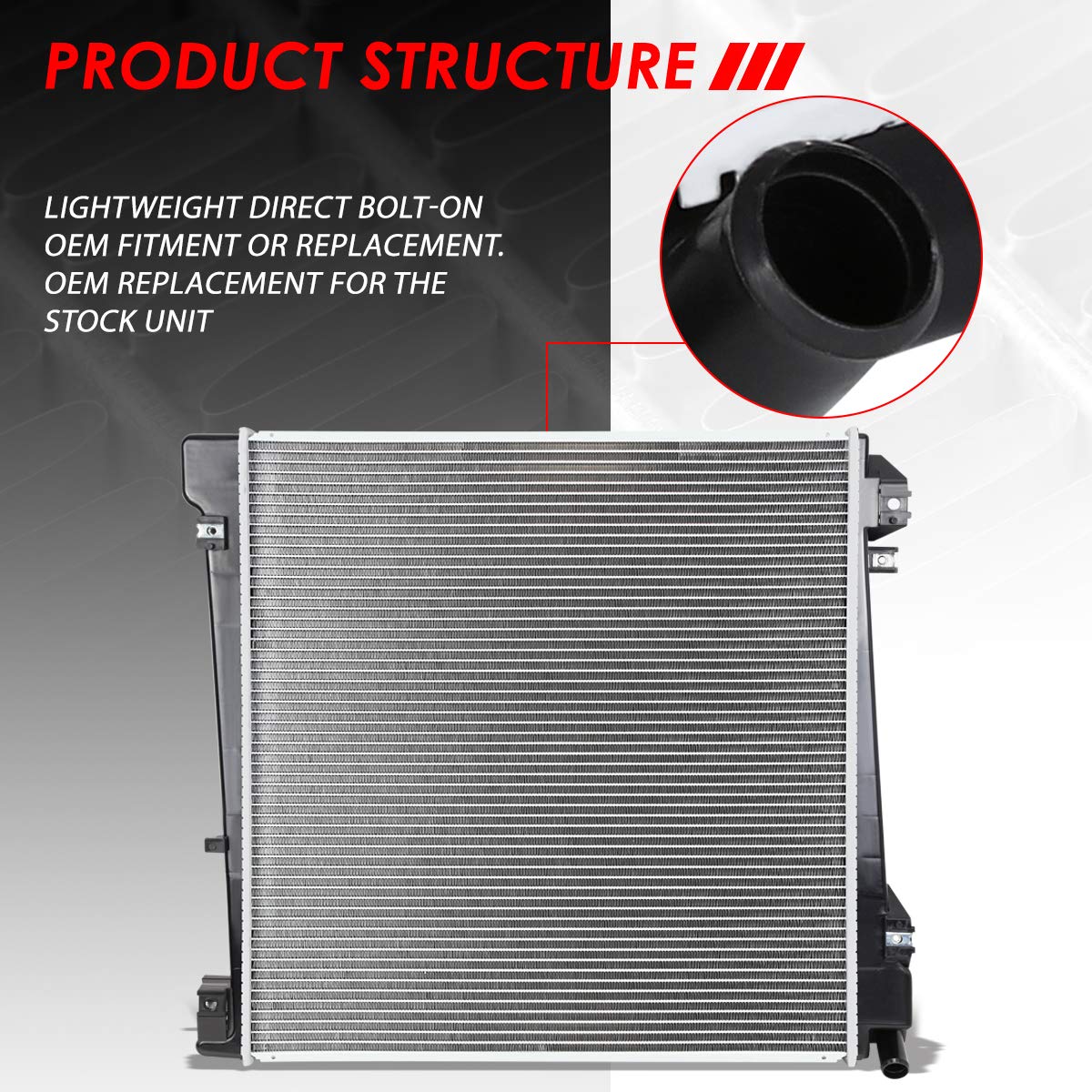 Auto Dynasty Radiator Compatible With 02-05 Ford Explorer Mercury Mountaineer, Dpi 2342 Factory Style 1-Row Cooling Radiator, Al