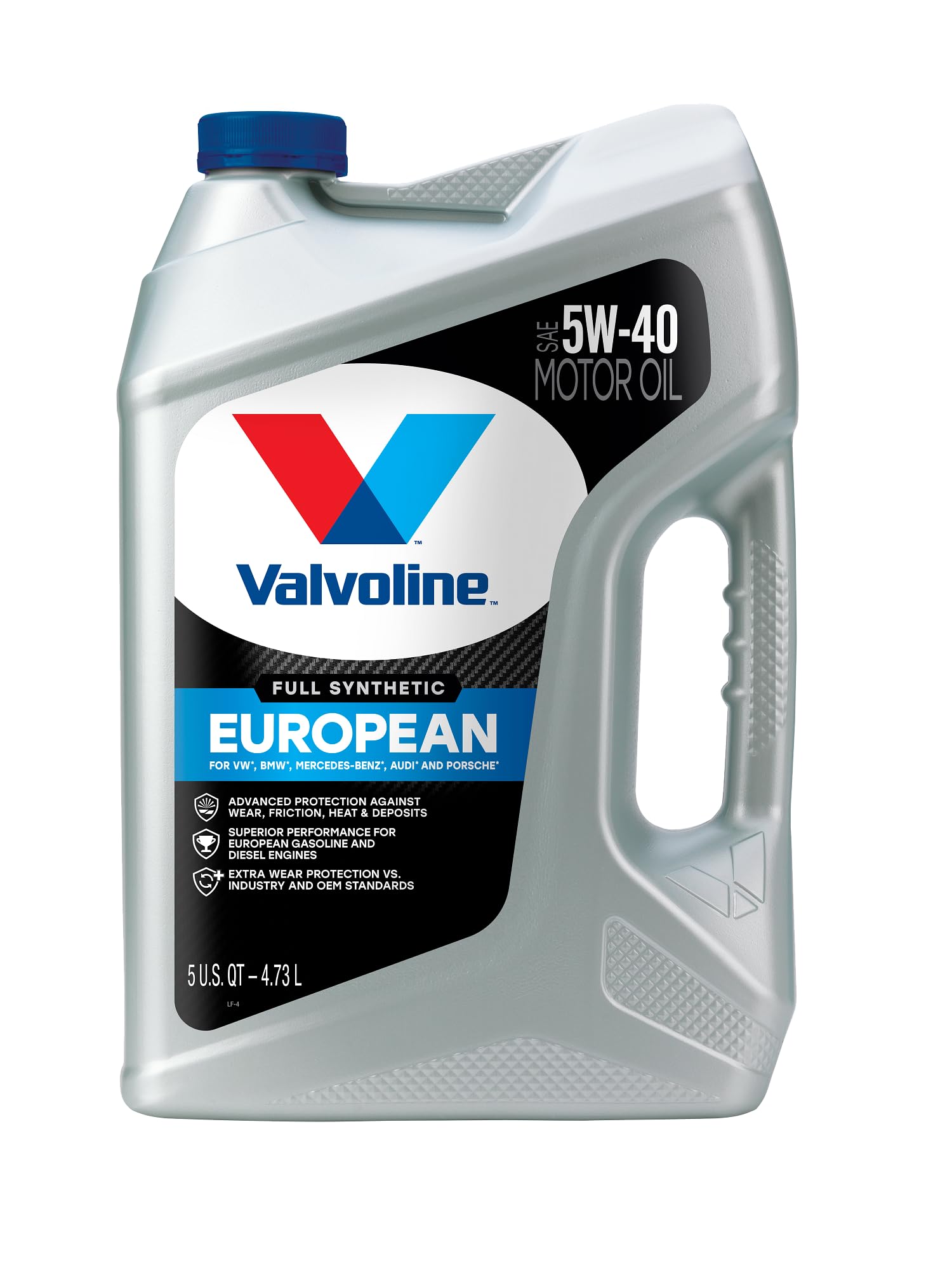 Valvoline European Vehicle Full Synthetic Sae 5W-40 Motor Oil 5 Quart