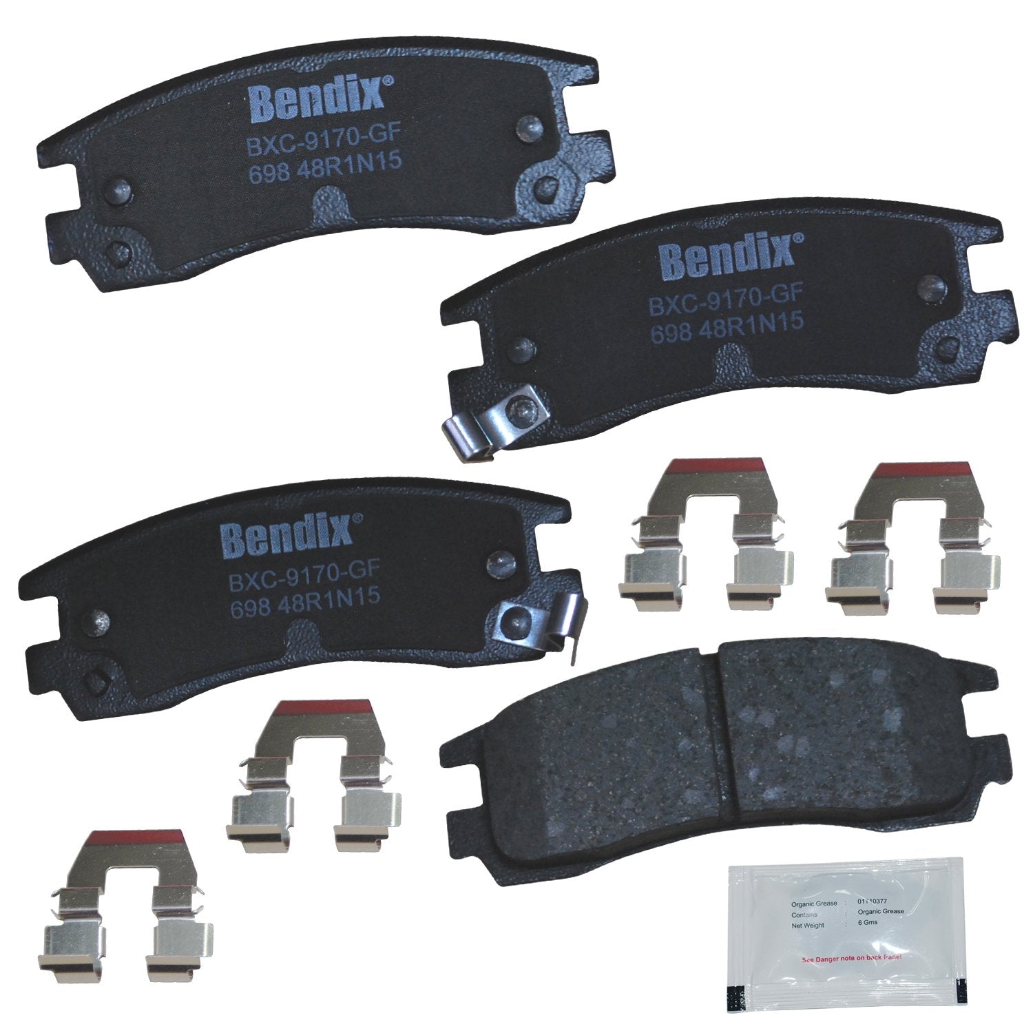 Bendix Priority1 Cfc698 Ceramic Rear Brake Pads For Select Models Buick,Lacrosse,Regal,Rendezvous,Chevy,Monte Carlo,Venture,Olds