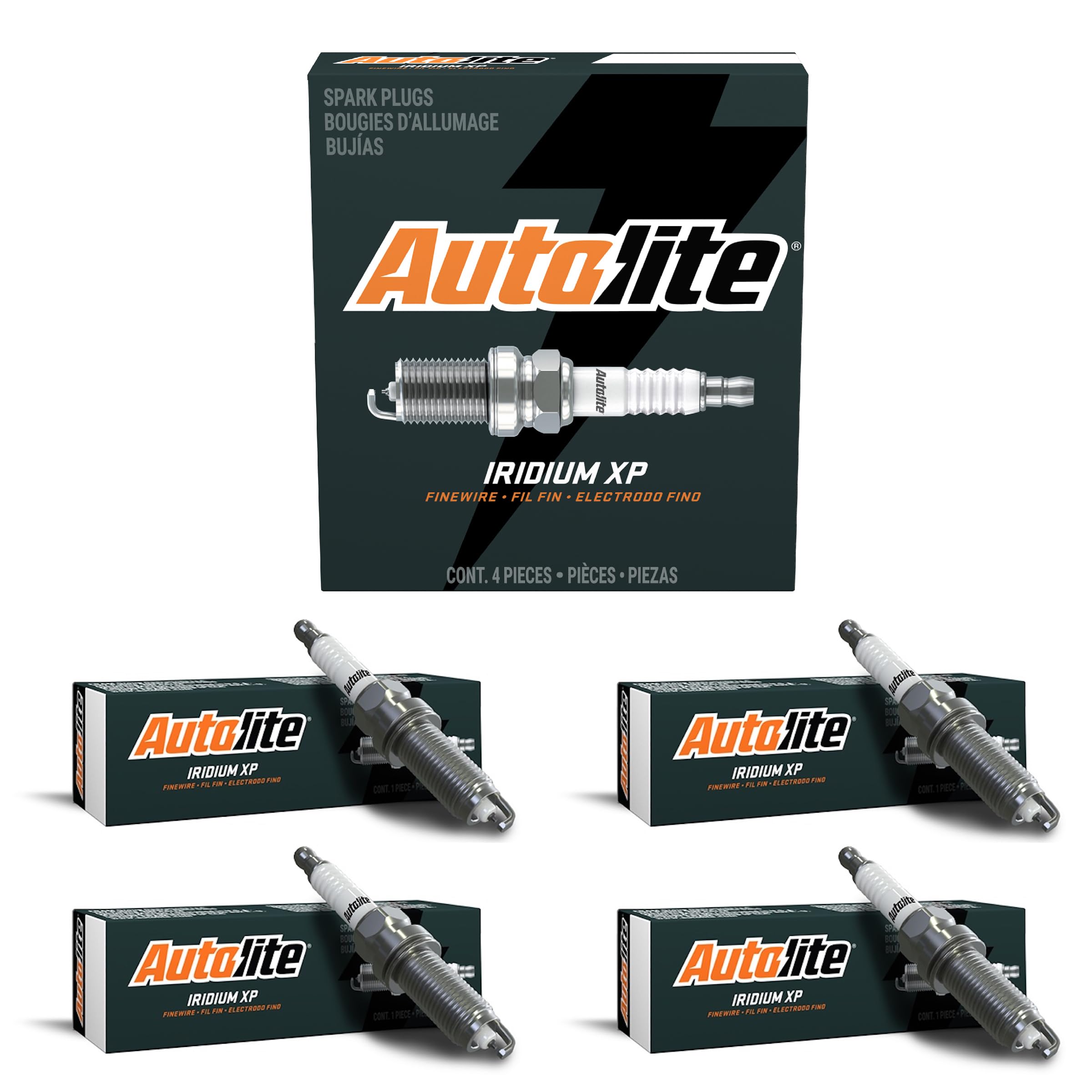 Autolite Iridium XP Automotive Replacement Spark Plugs, XP5701 (4 Pack)