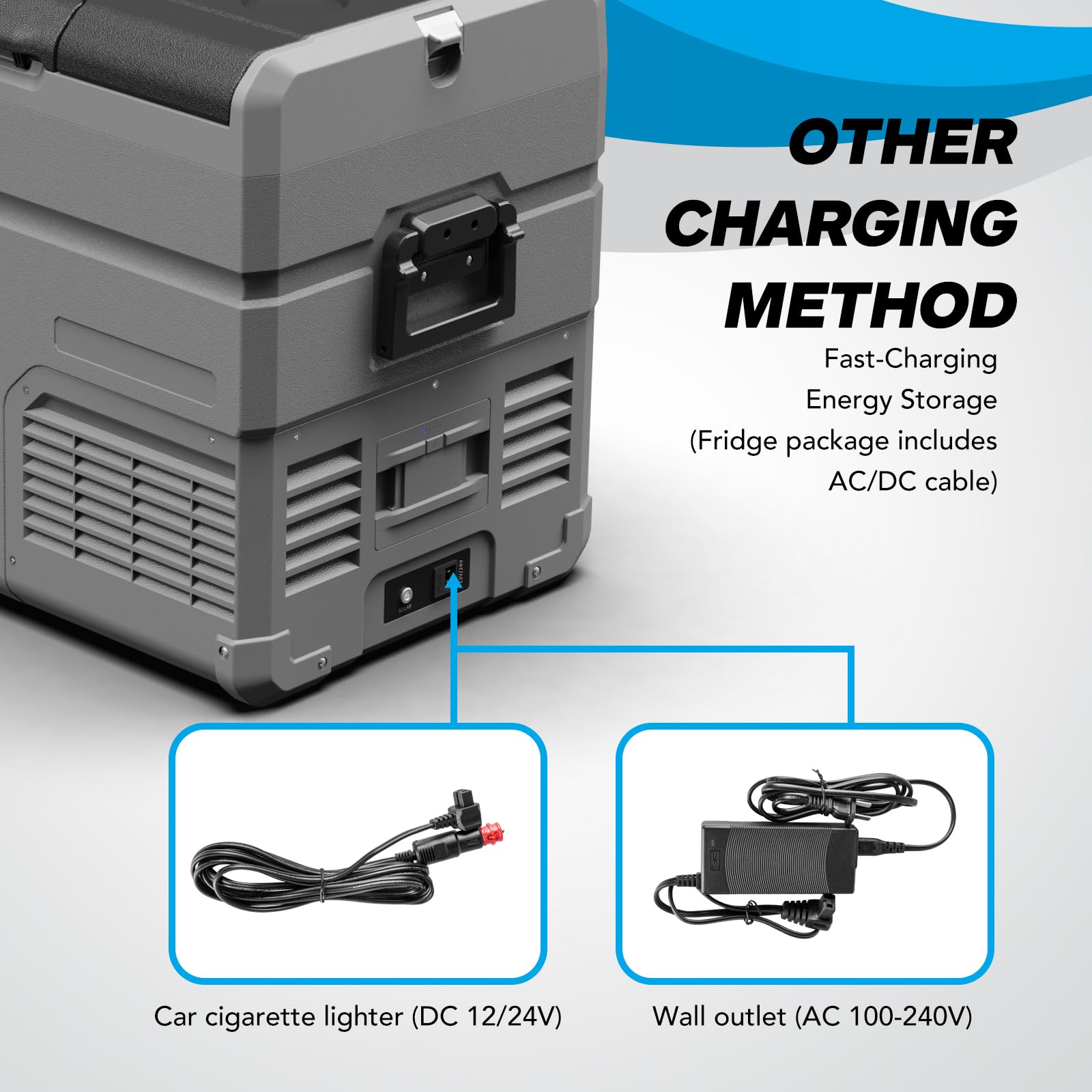 DQRGO Upgrade 173Wh Detachable Battery, Specially equipped for Dual-zone car refrigerator D (Adapter not included)