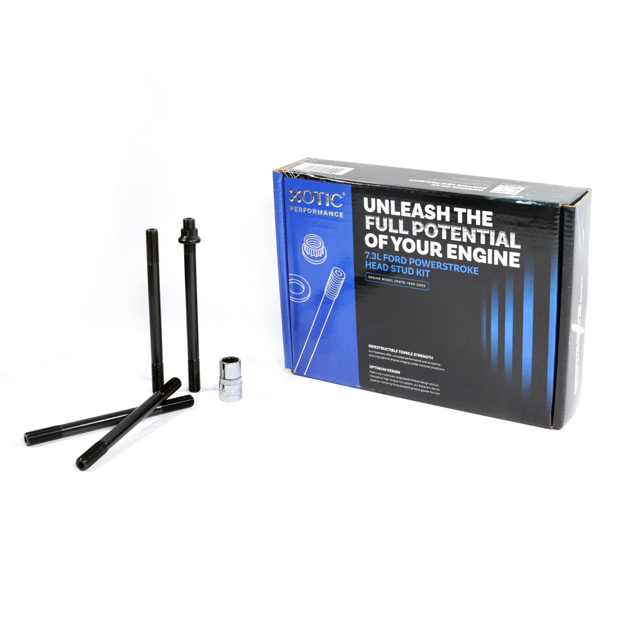 Head Stud Engine Replacement Kit for 7.3L 1993 to 2002 Diesel Ford Powerstroke - Xotic Performance CP879