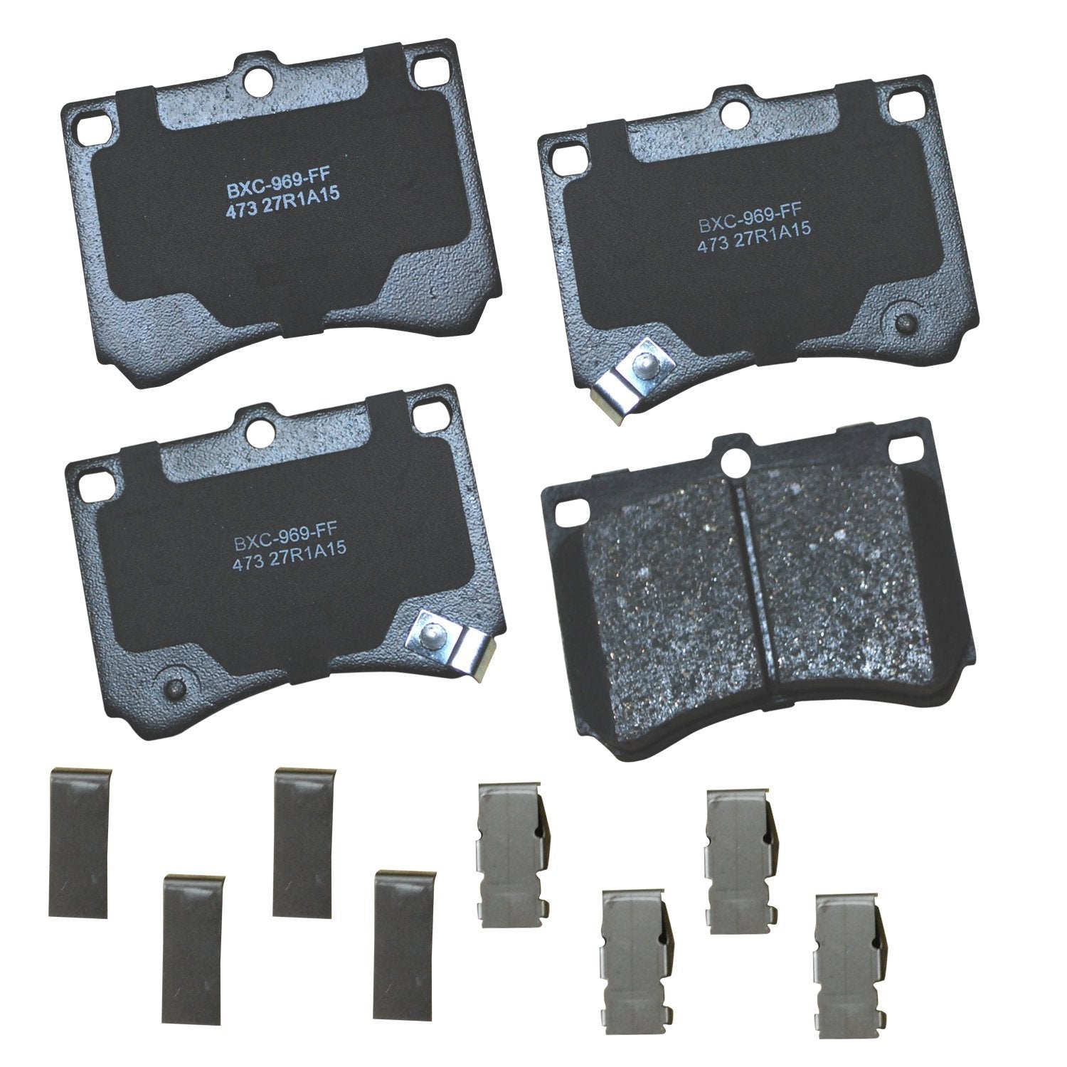 Bendix Premium Sbc473 Ceramic Front Brake Pads For Ford Escort 2003-1991, Mazda Mx-3 1996-1992, Protege 1998-1990, Mercury Trace