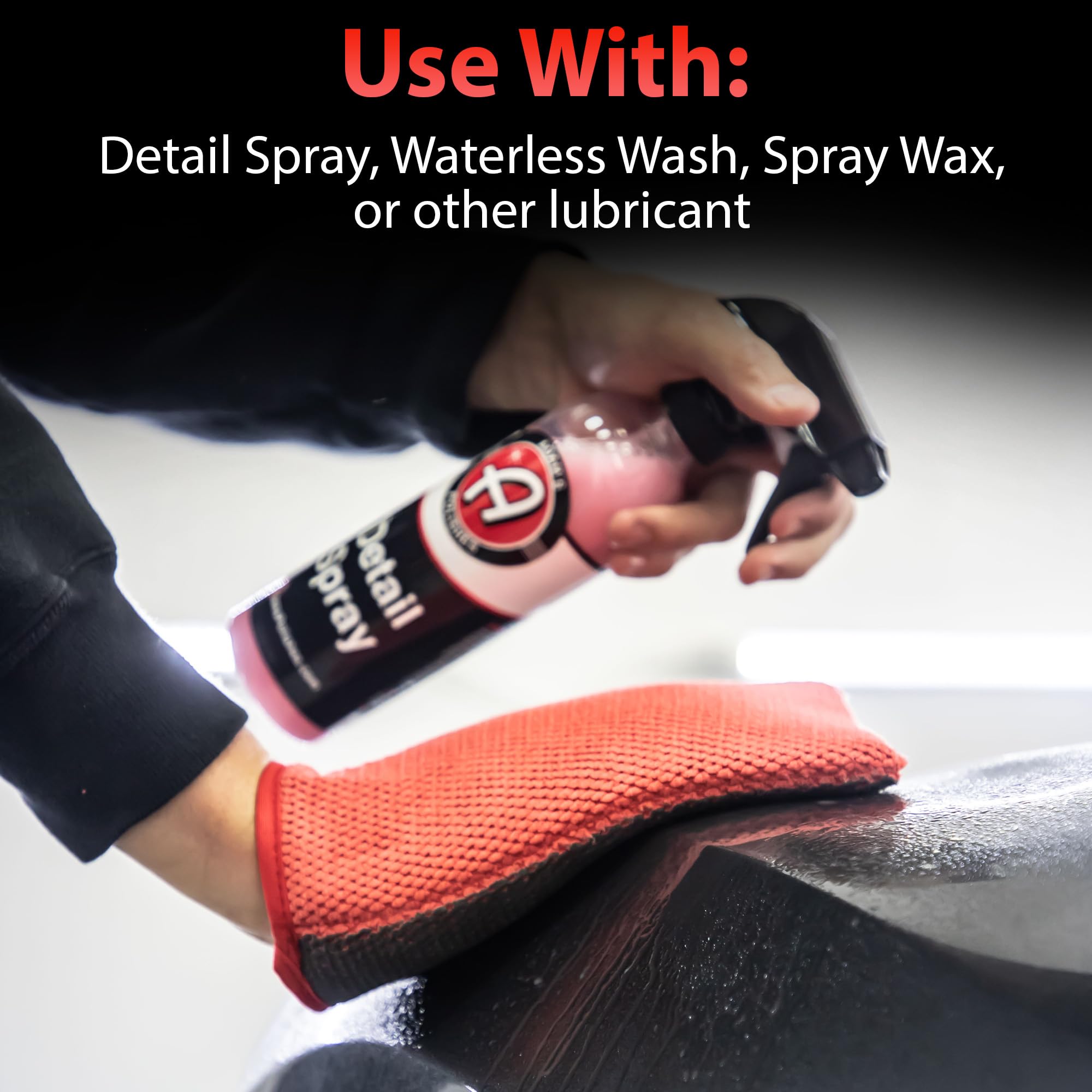 Adam'S Polishes Clay Mitt - Medium Grade Clay Bar Infused Mitt | Car Detailing Glove Quickly Removes Debris From Your Paint, Gla