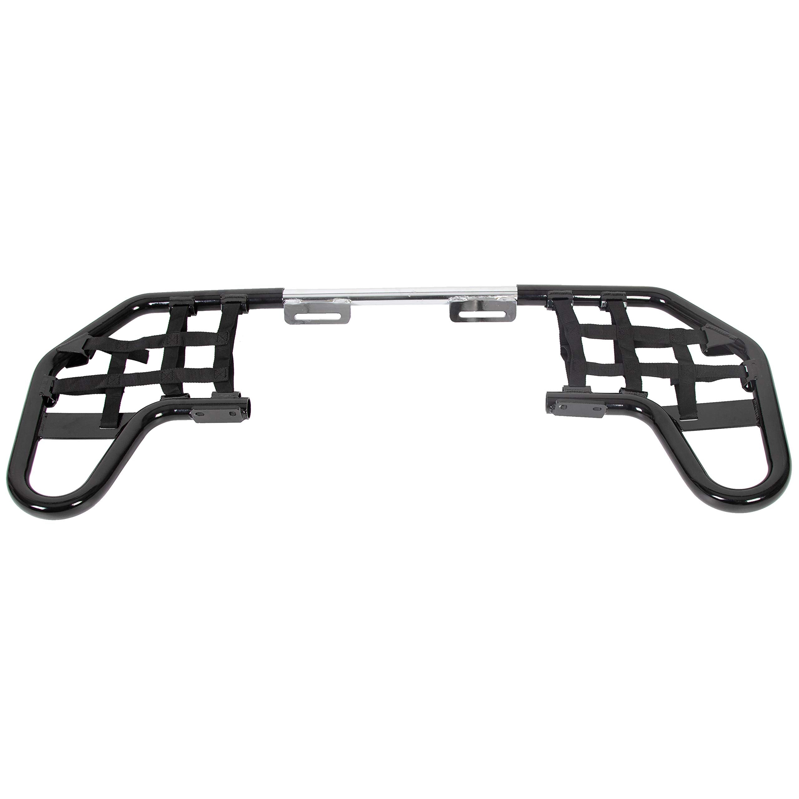 Black Nerf Bars W/Nets Guards Rack Compatible With 2001-2019 Honda Trx250X Sportrax 250