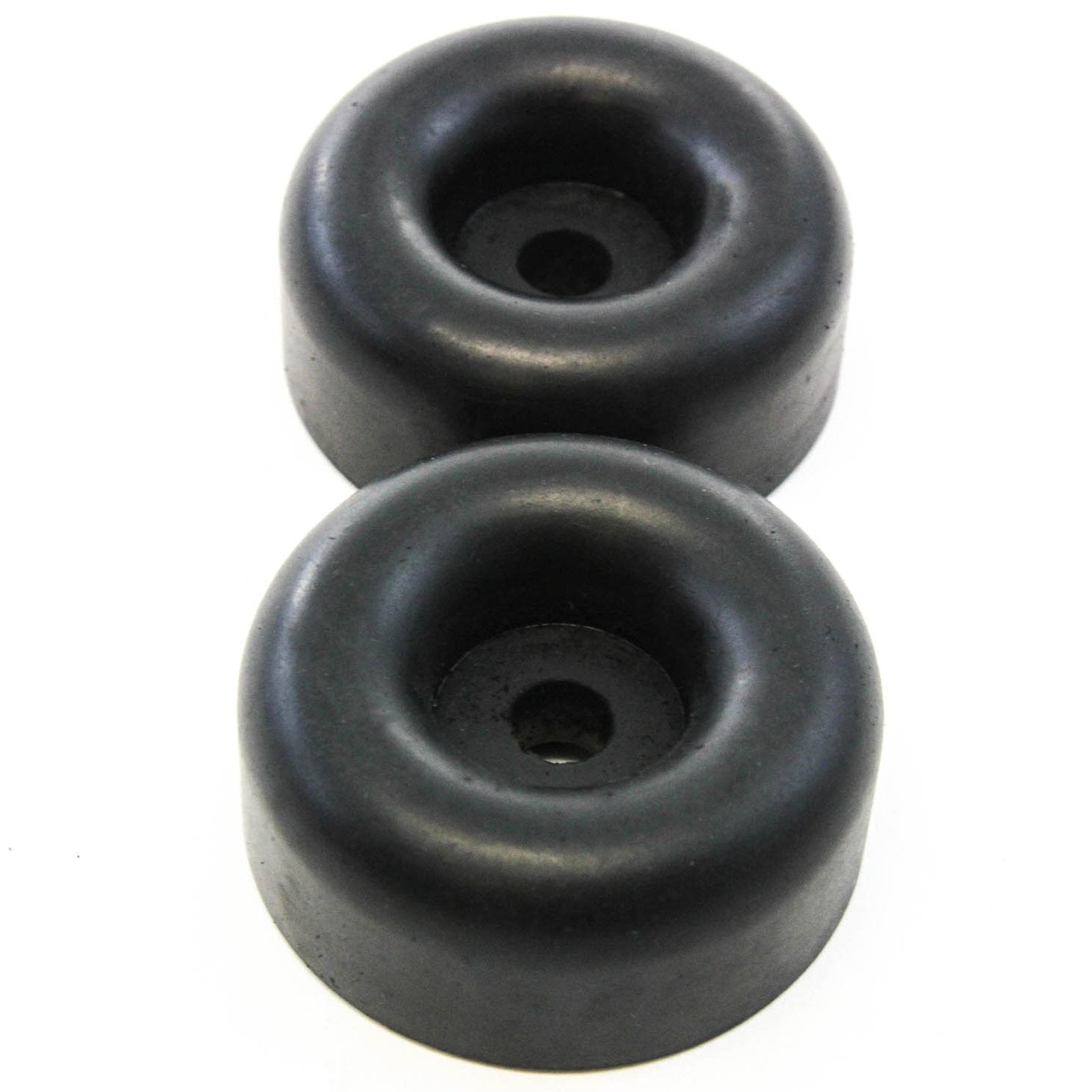 Red Hound Auto 2 Rubber Bumpers For Trailer Compatible With Ramp Door Truck 2.5 Inches Round Replacement Cargo Stop