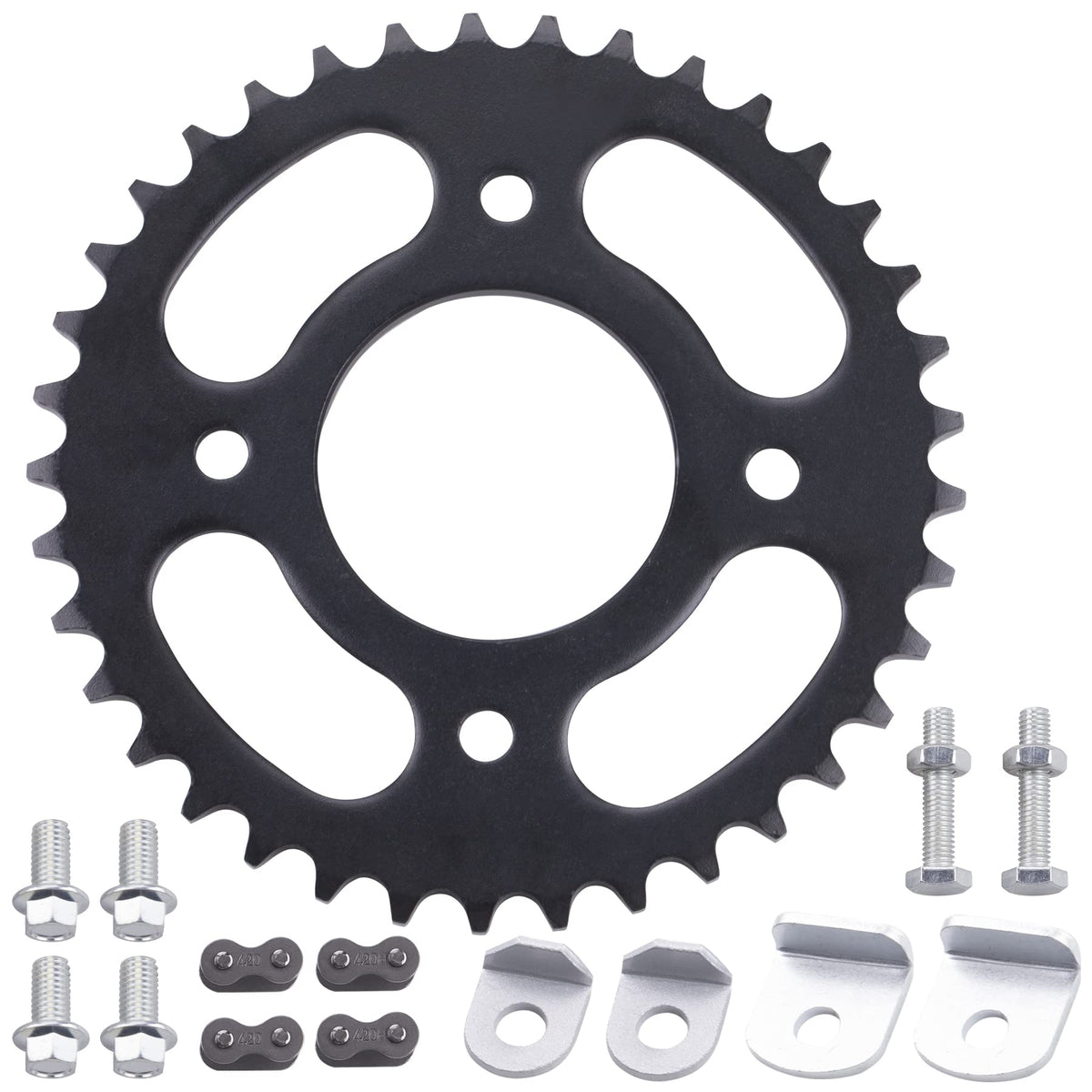 MWMNUN 420 Chain 37Tooth 58mm Rear Drive Sprocket Cog Compatible with Taotao SSR Taotao Coolster CRF50F Apollo Thumpstar Pit PRO