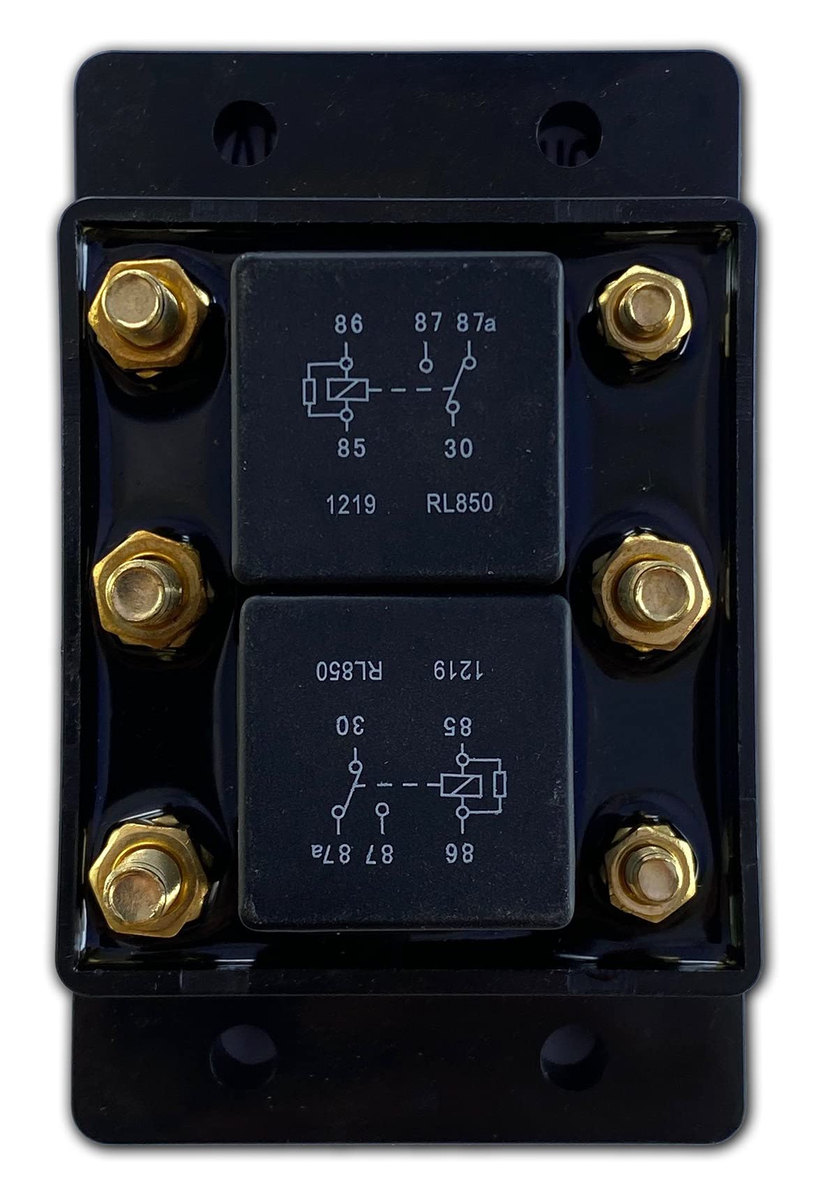 Relay For Tarp Or Winch Motor, Snow Plow, Lift - Forward Reverse Relay Module Six Terminal 12Vdc 80 Amps By All Truck Products