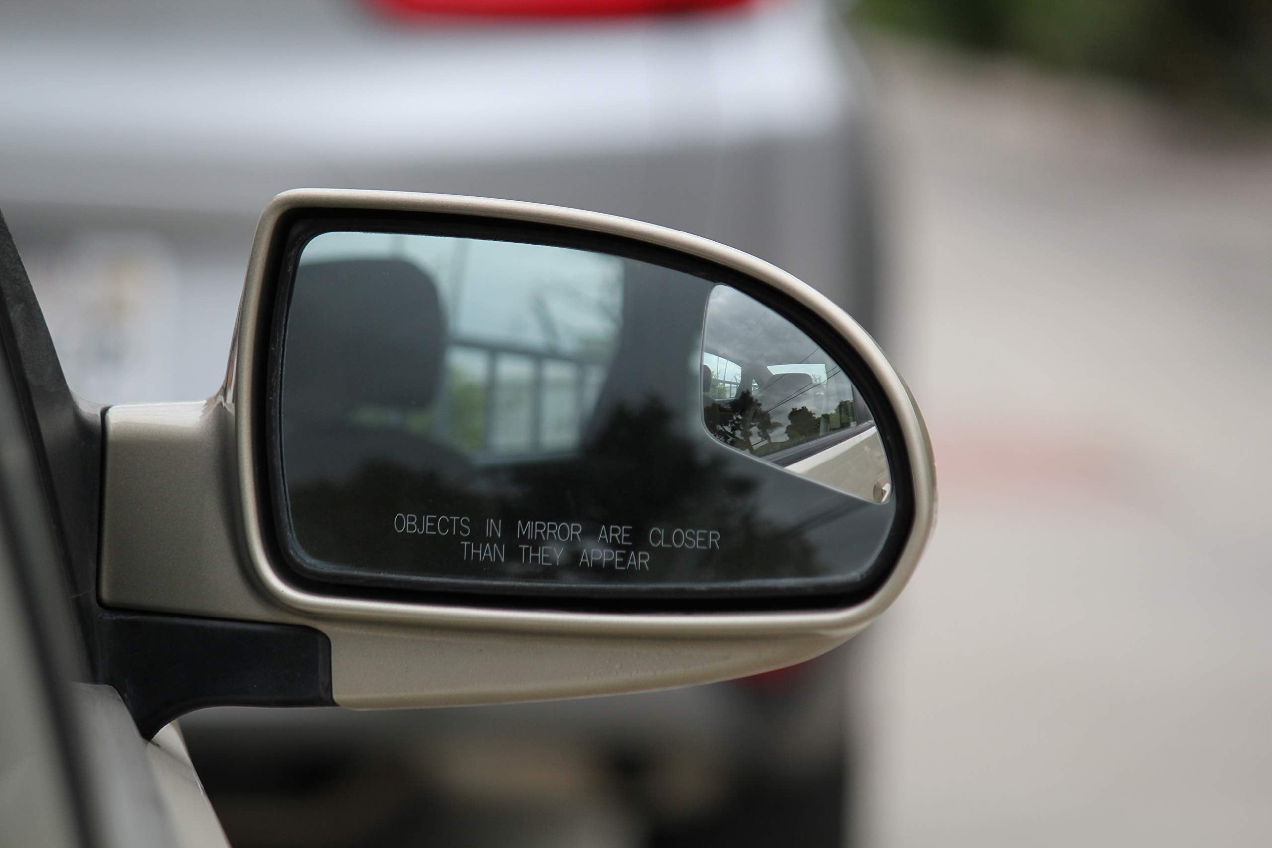 Blind Spot Mirrors for Cars - by Safe View Company - Change Lanes w Confidence - Made from Real Convex Glass - Long Lasting - Ea