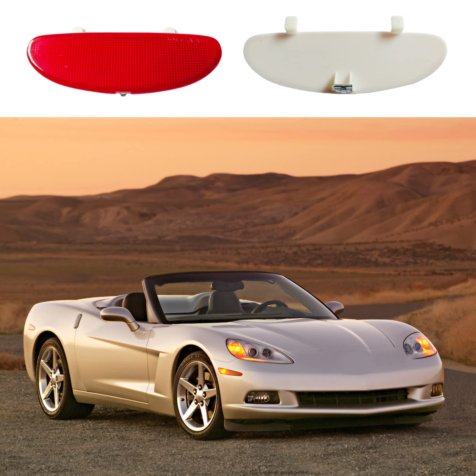 Lhcdqskcw 10295148 Car Front Inner Door Panel Reflector Plate Compatible With C5 Corvette 1997-2004, Replacement Left Or Right S