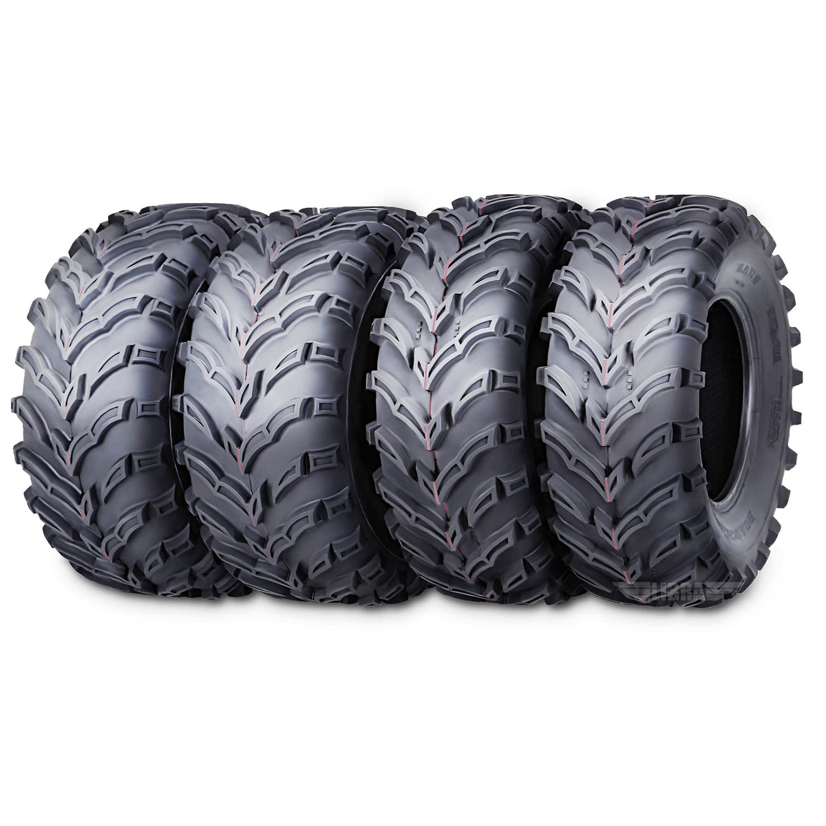 Roadguider Full Set Atv Utv Tires 27X9-12 27X9X12 Front & 27X11-12 27X11X12 Rear 6Pr