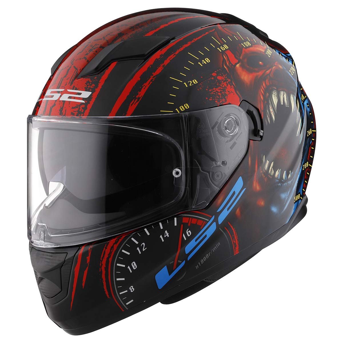 Ls2 Helmets Unisex-Adult Full Face Helmet Speed Demon Medium