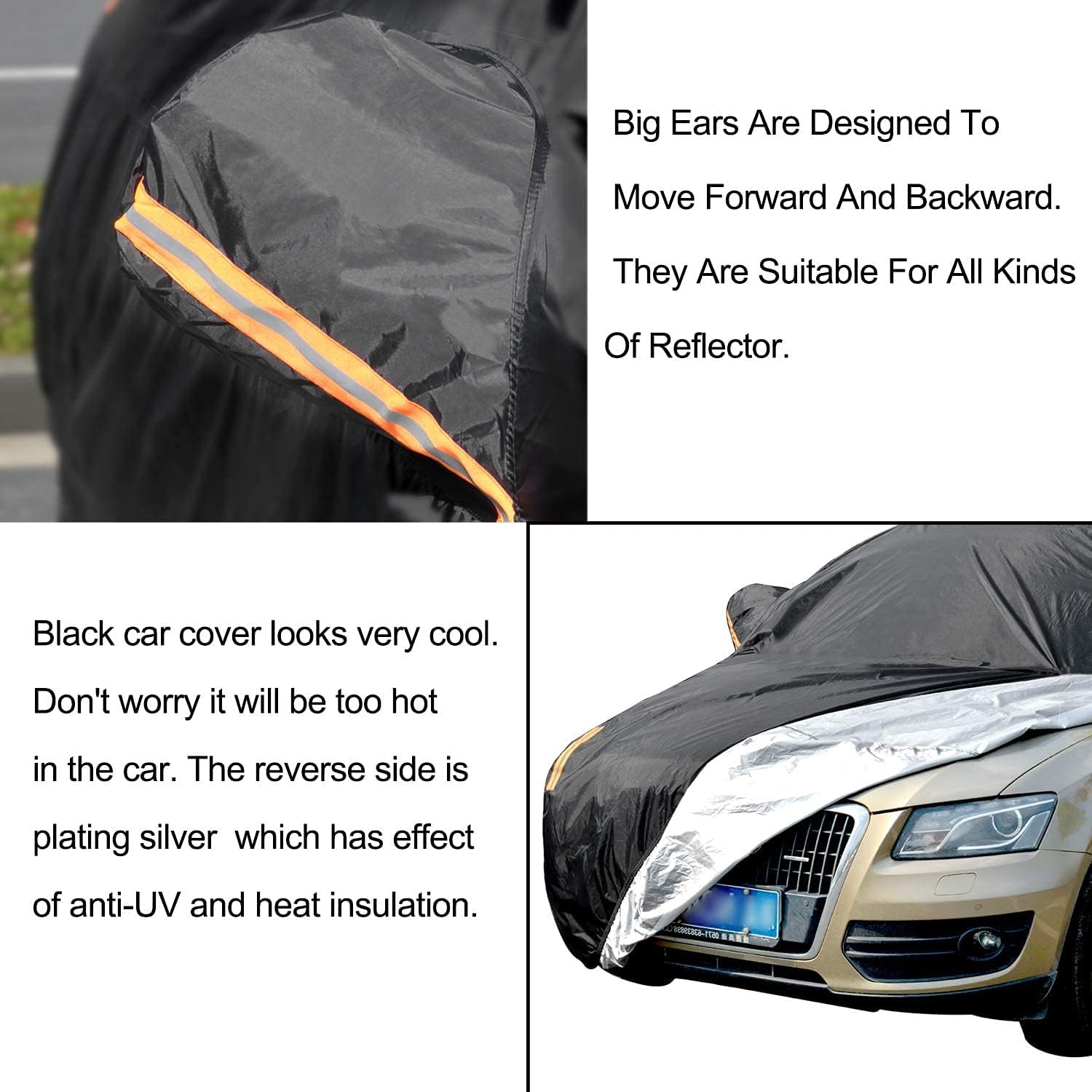 COLOR RAIN TIME UV Protection SUV Car Cover Windproof Dustproof Scratch Resistant Outdoor Universal Full Car Covers for SUV L