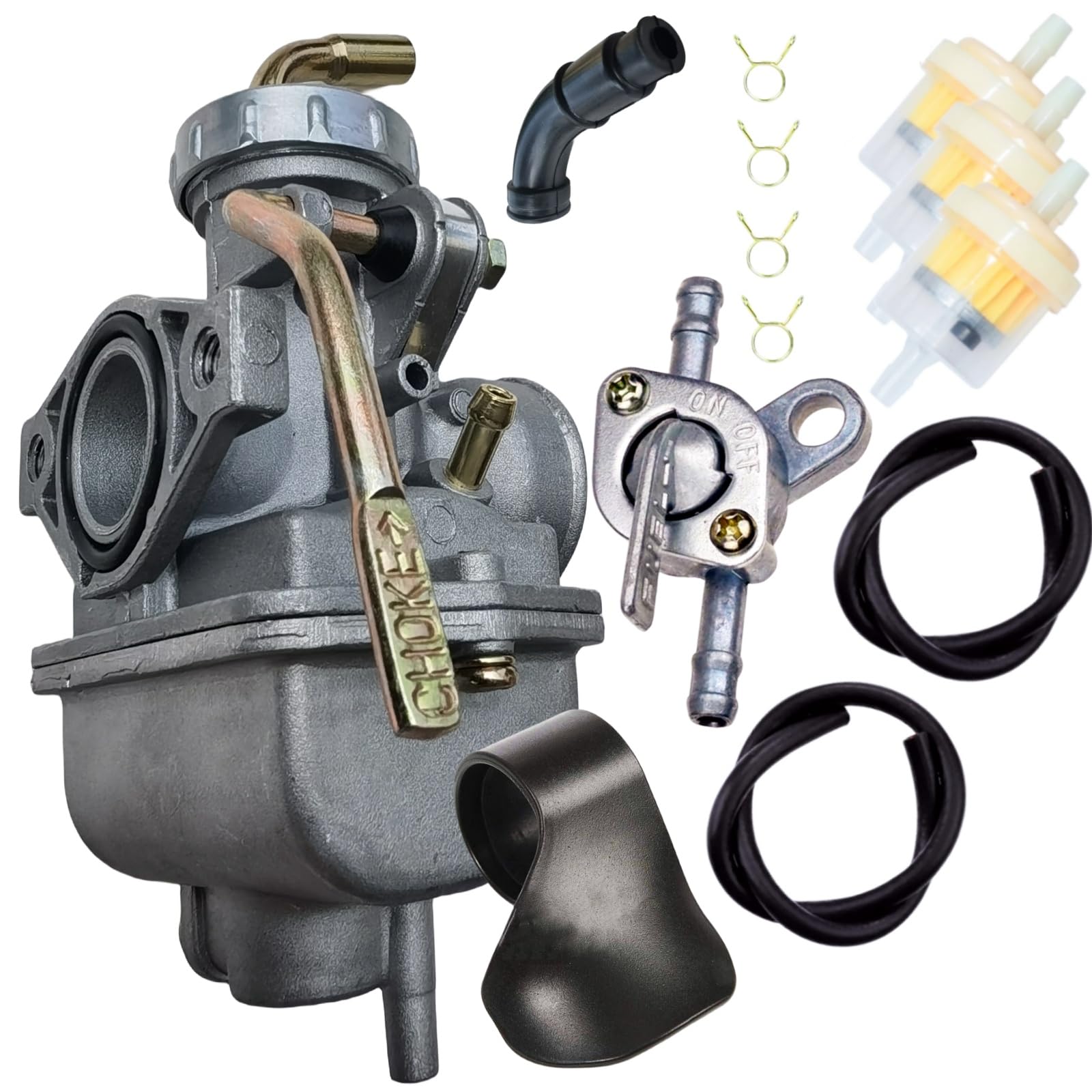 Generic PZ20 Carburetor for TaoTao Coolster 50cc 70cc 90cc 110cc 125cc 110B NST SunL Chinese Quad Kazuma Baja ATV 4 Wheeler Go K