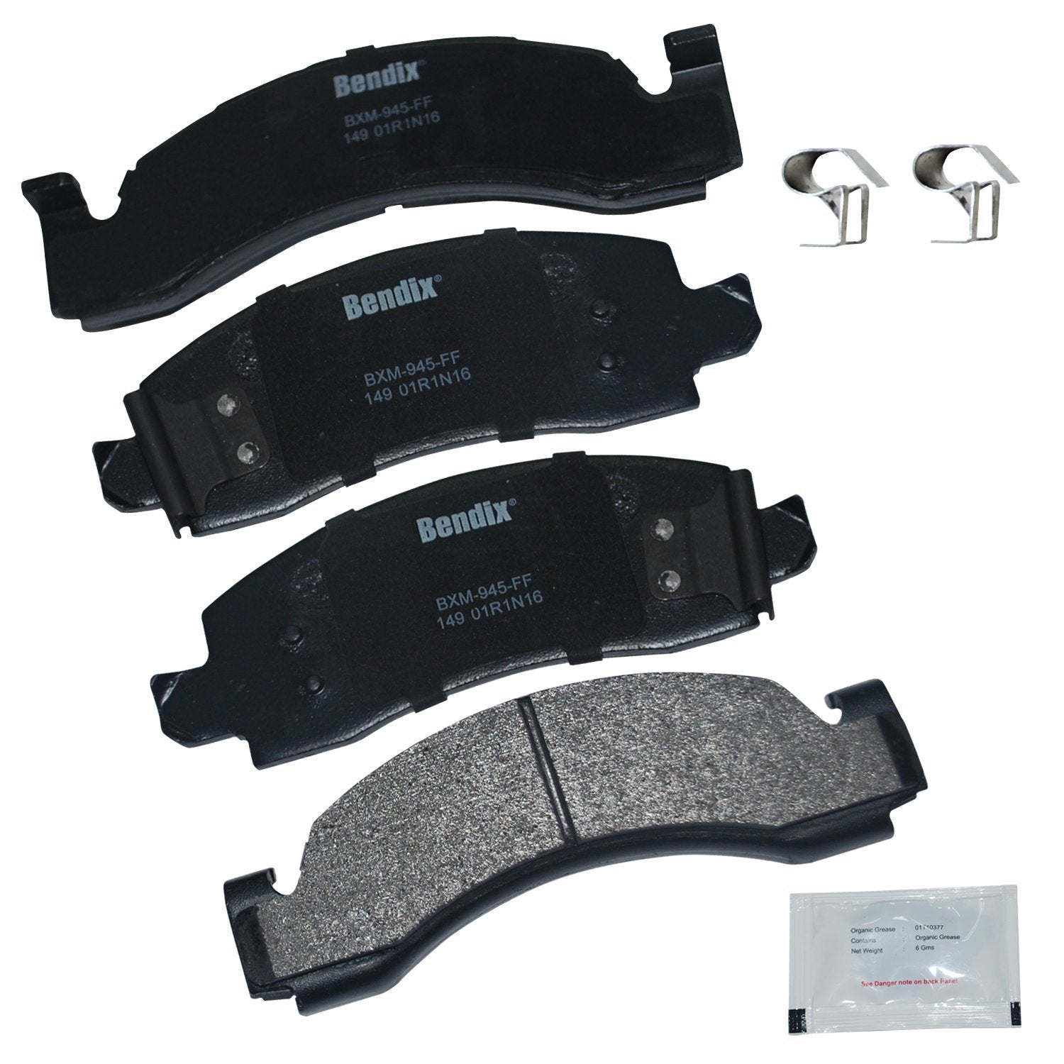 Bendix Priority1 Cfm149 Brake Pads For Blue Bird Tc1000,Chevrolet C30,Pickup,C35,C3500Hd,G30,Van,K30,P30,R30,R3500,V30,V3500,Dod