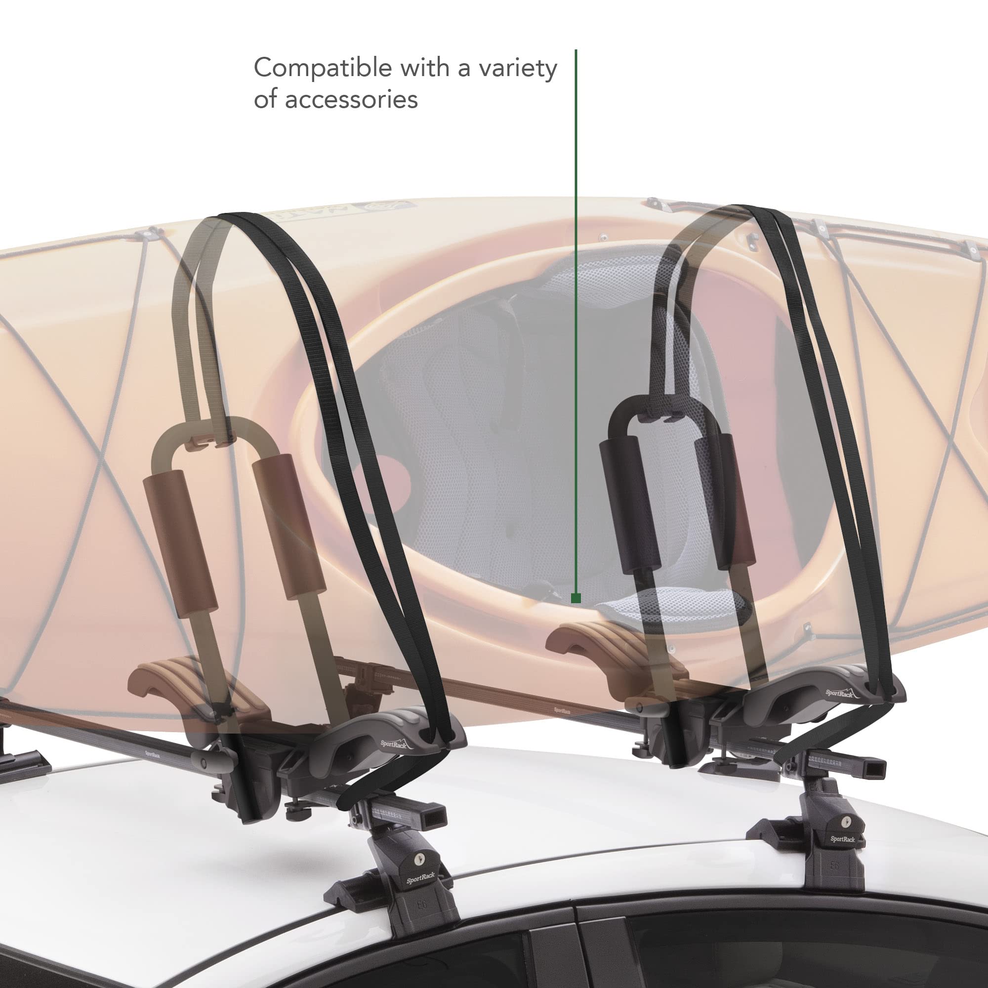 Sportrack Complete Roof Rack System - Sr1002 , Black